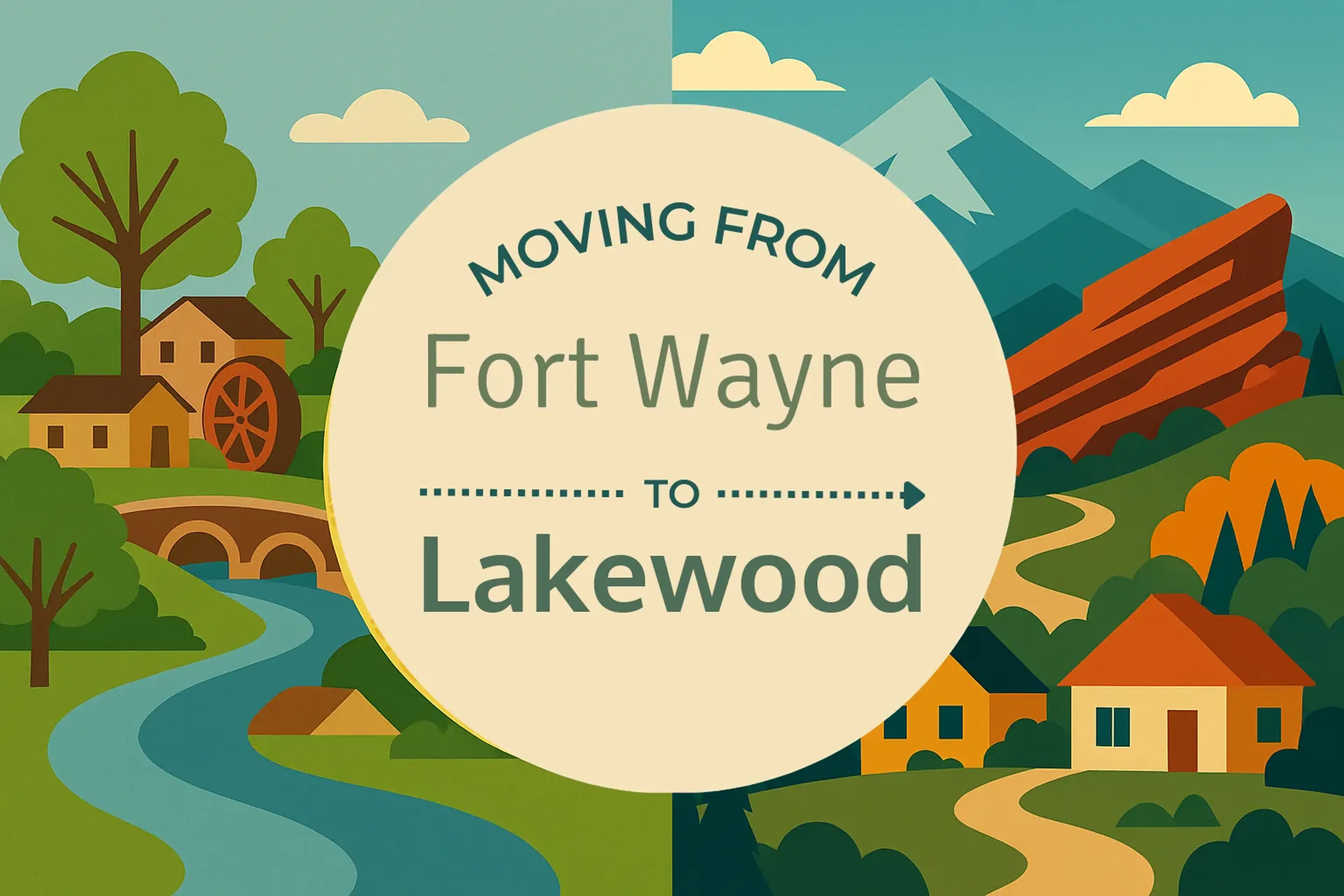 Side-by-side comparison of Fort Wayne to Lakewood moving companies
