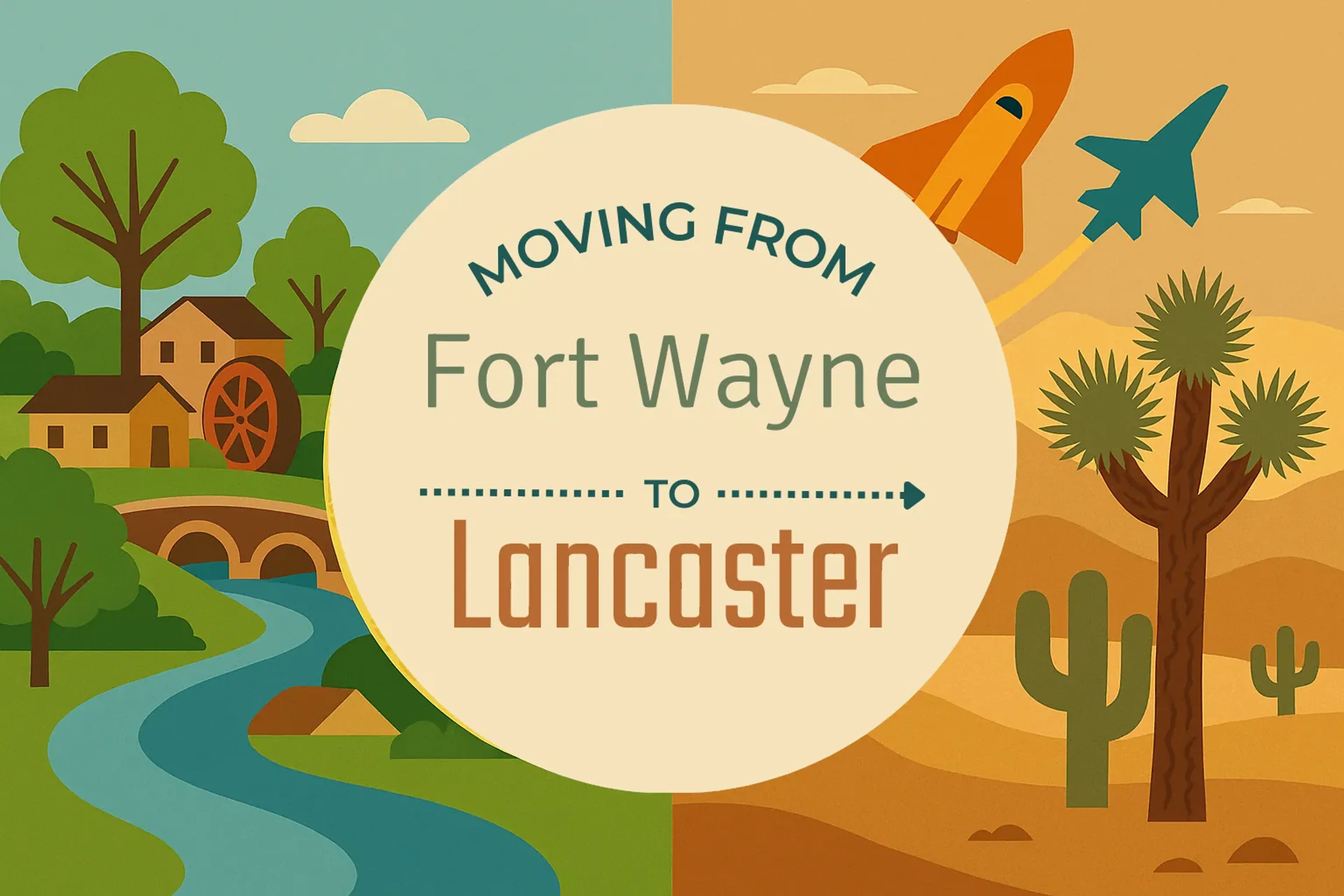 Side-by-side comparison of Fort Wayne to Lancaster moving companies