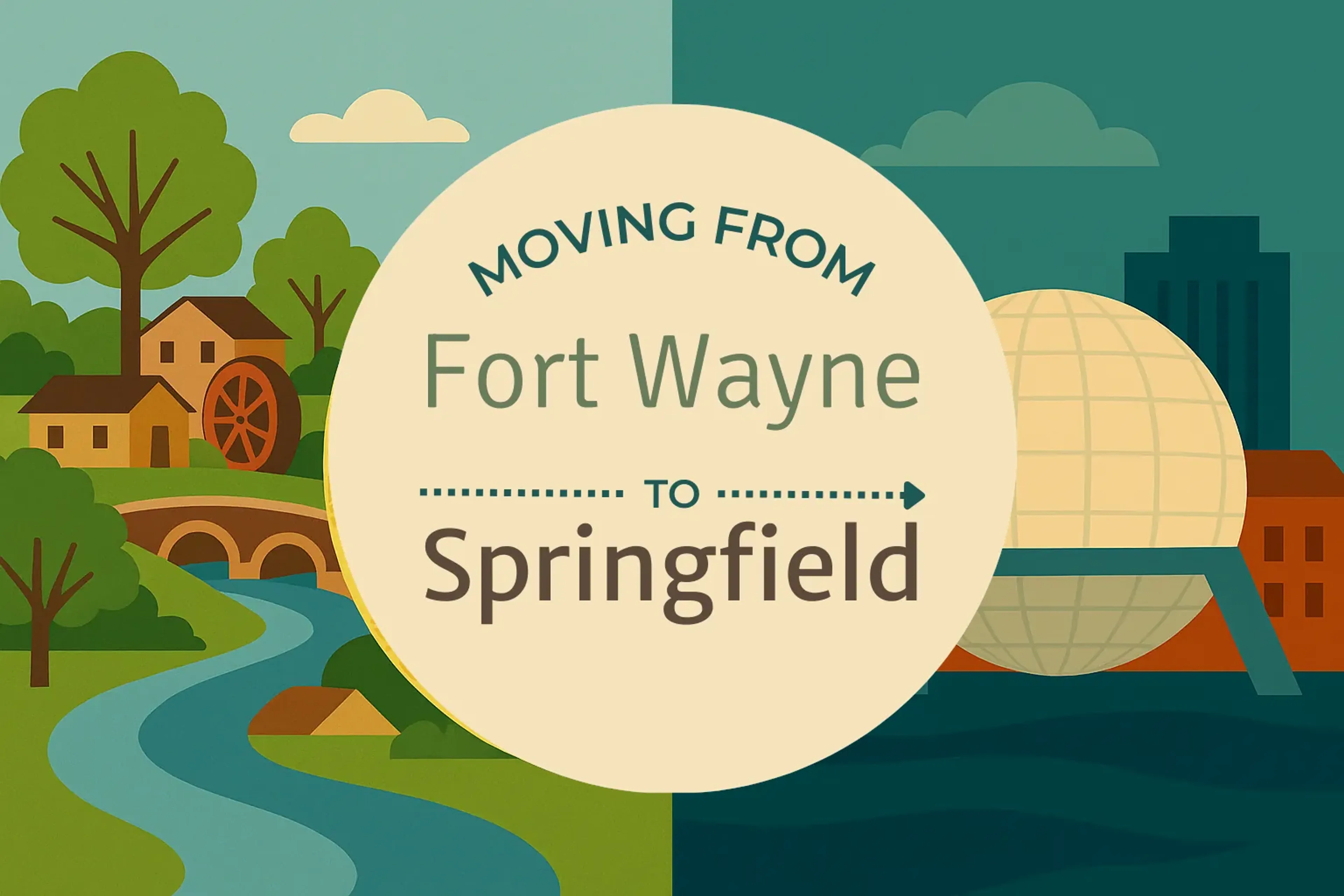 Side-by-side comparison of Fort Wayne to Springfield moving companies