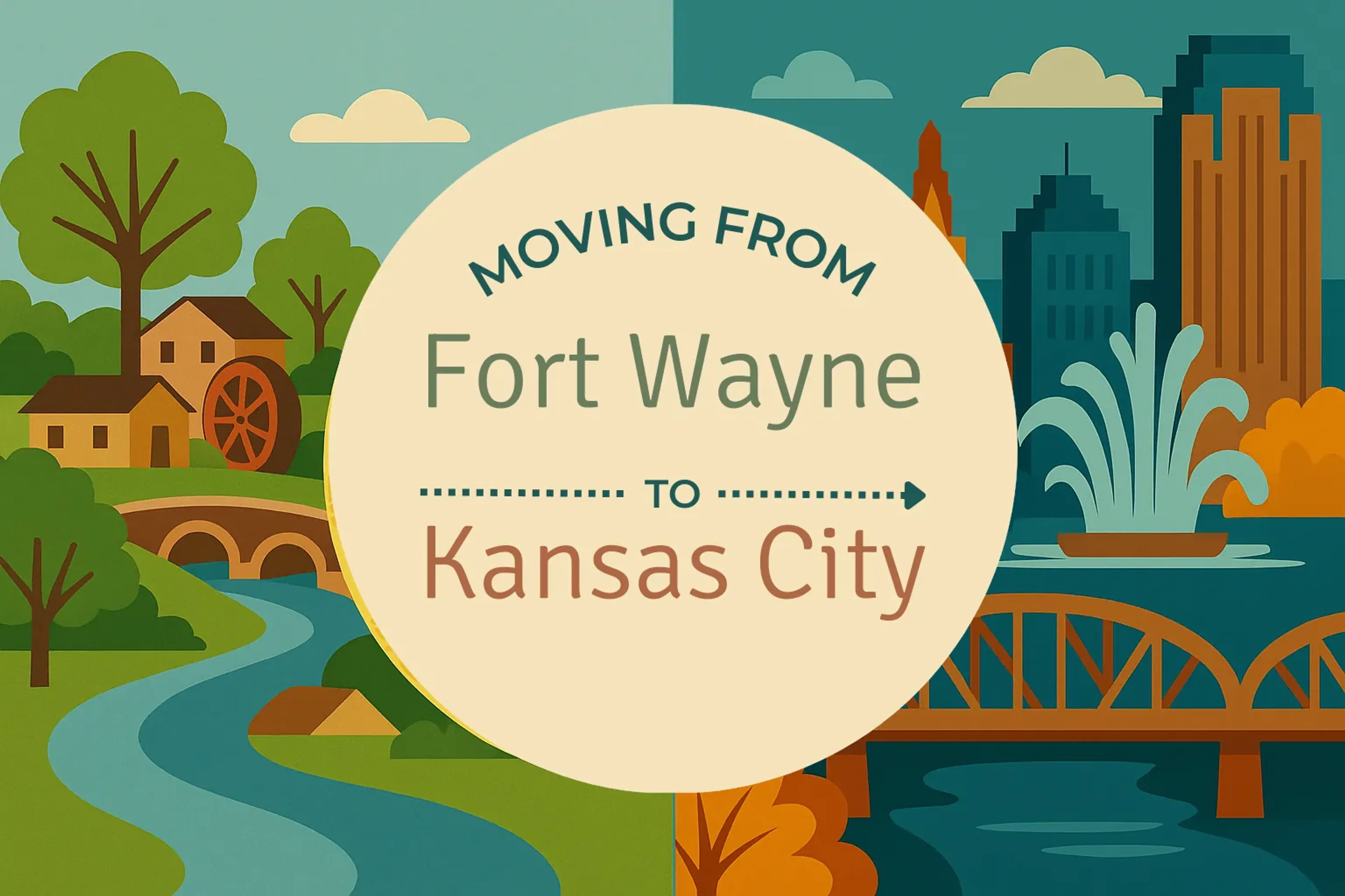 Side-by-side comparison of Fort Wayne to Kansas City moving companies
