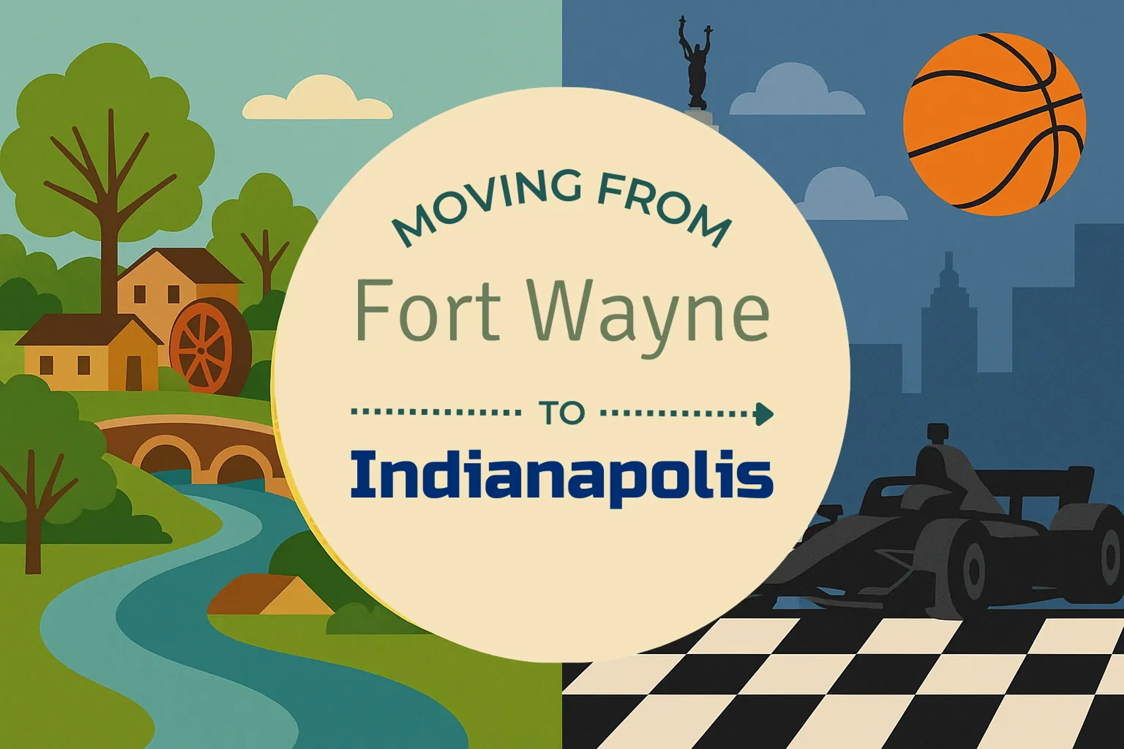 Side-by-side comparison of Fort Wayne to Indianapolis moving companies