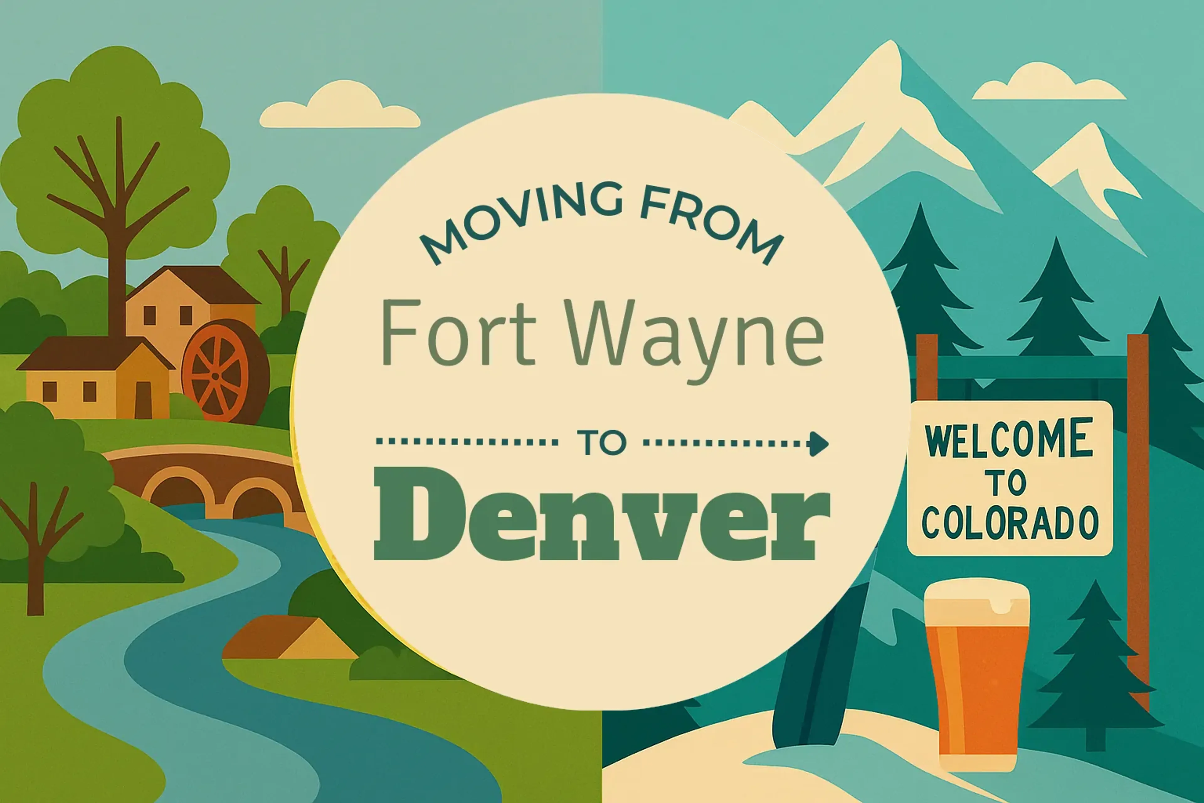 Side-by-side comparison of Fort Wayne to Denver moving companies