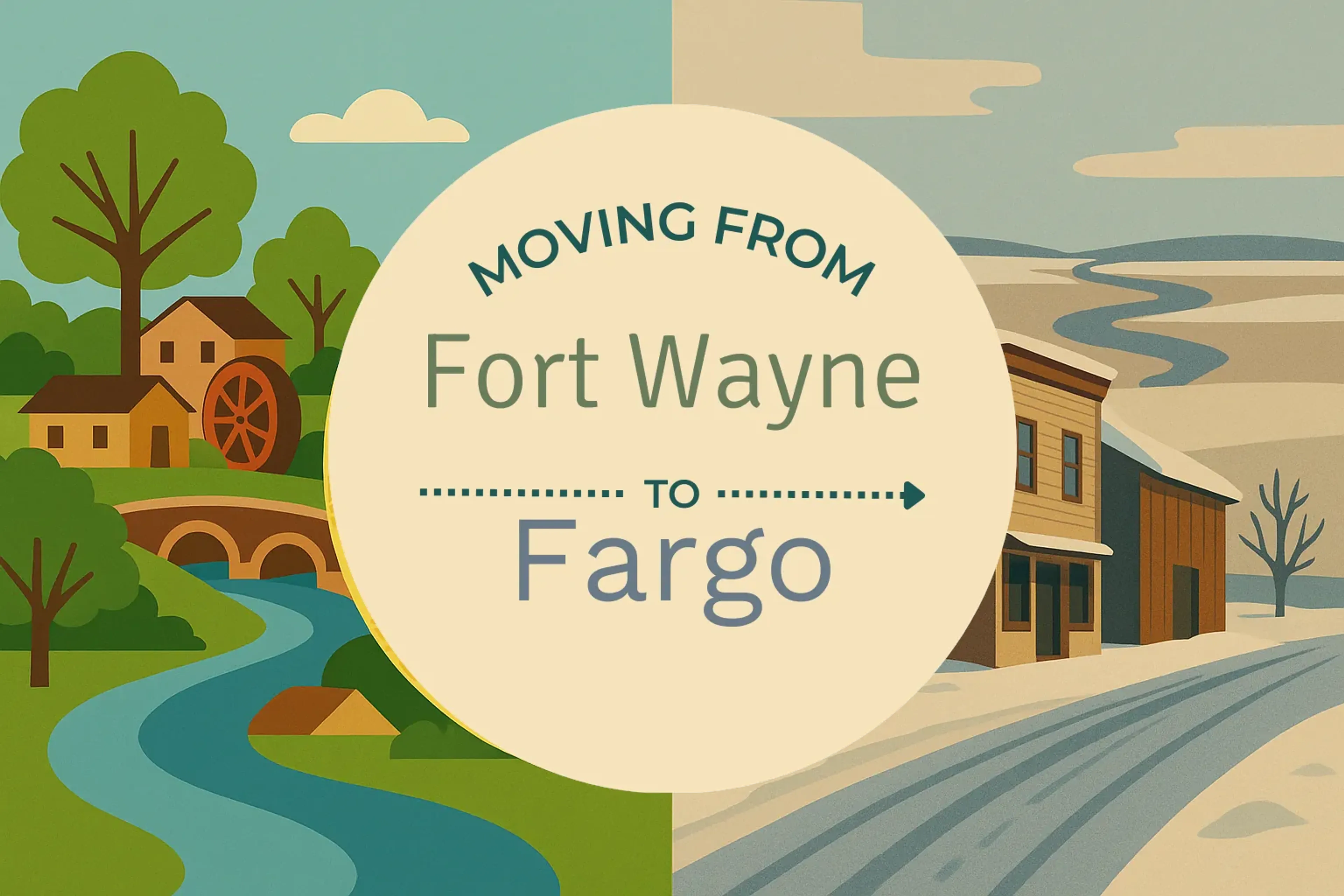 Side-by-side comparison of Fort Wayne to Fargo moving companies