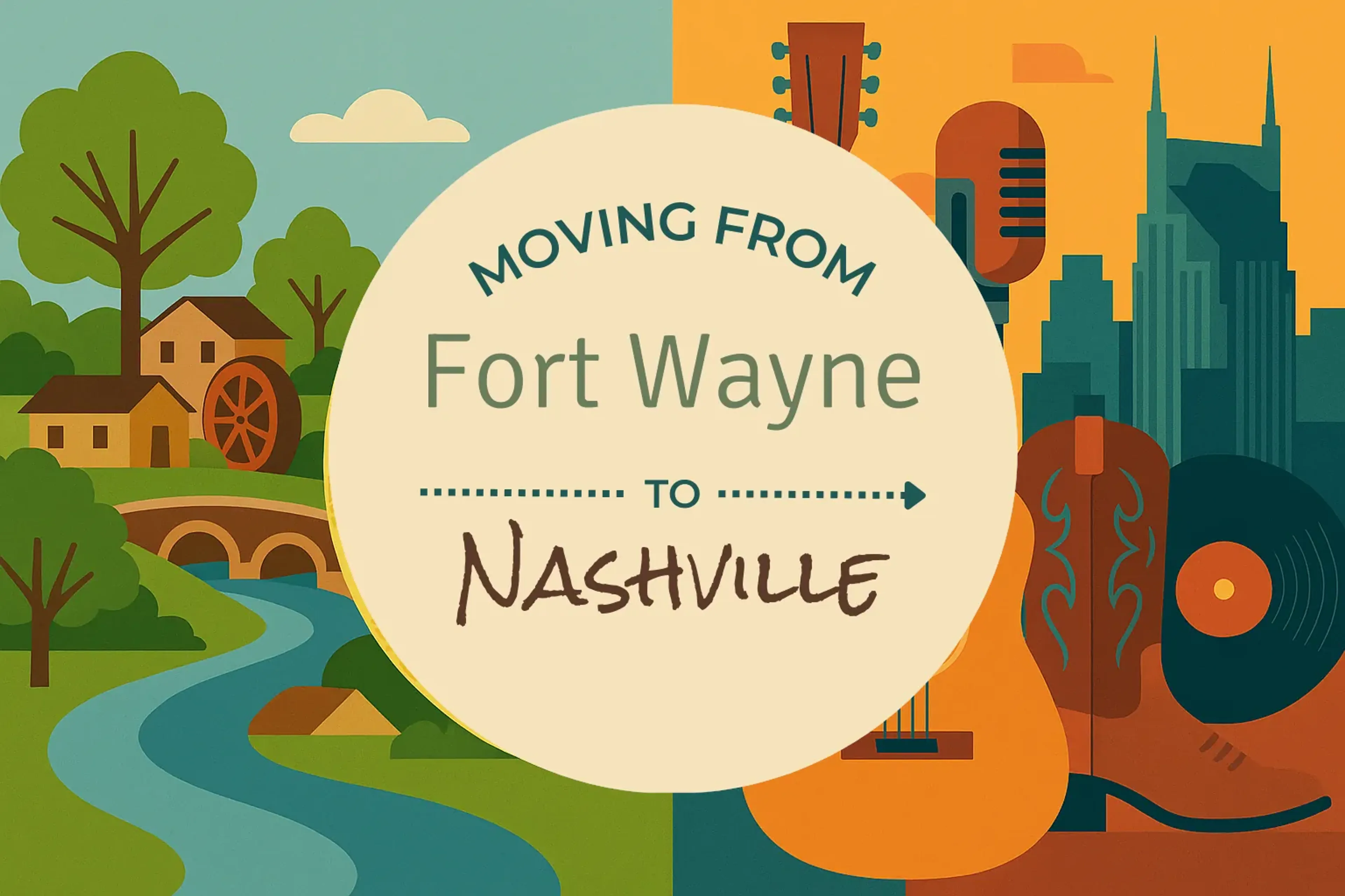 Side-by-side comparison of Fort Wayne to Nashville moving companies