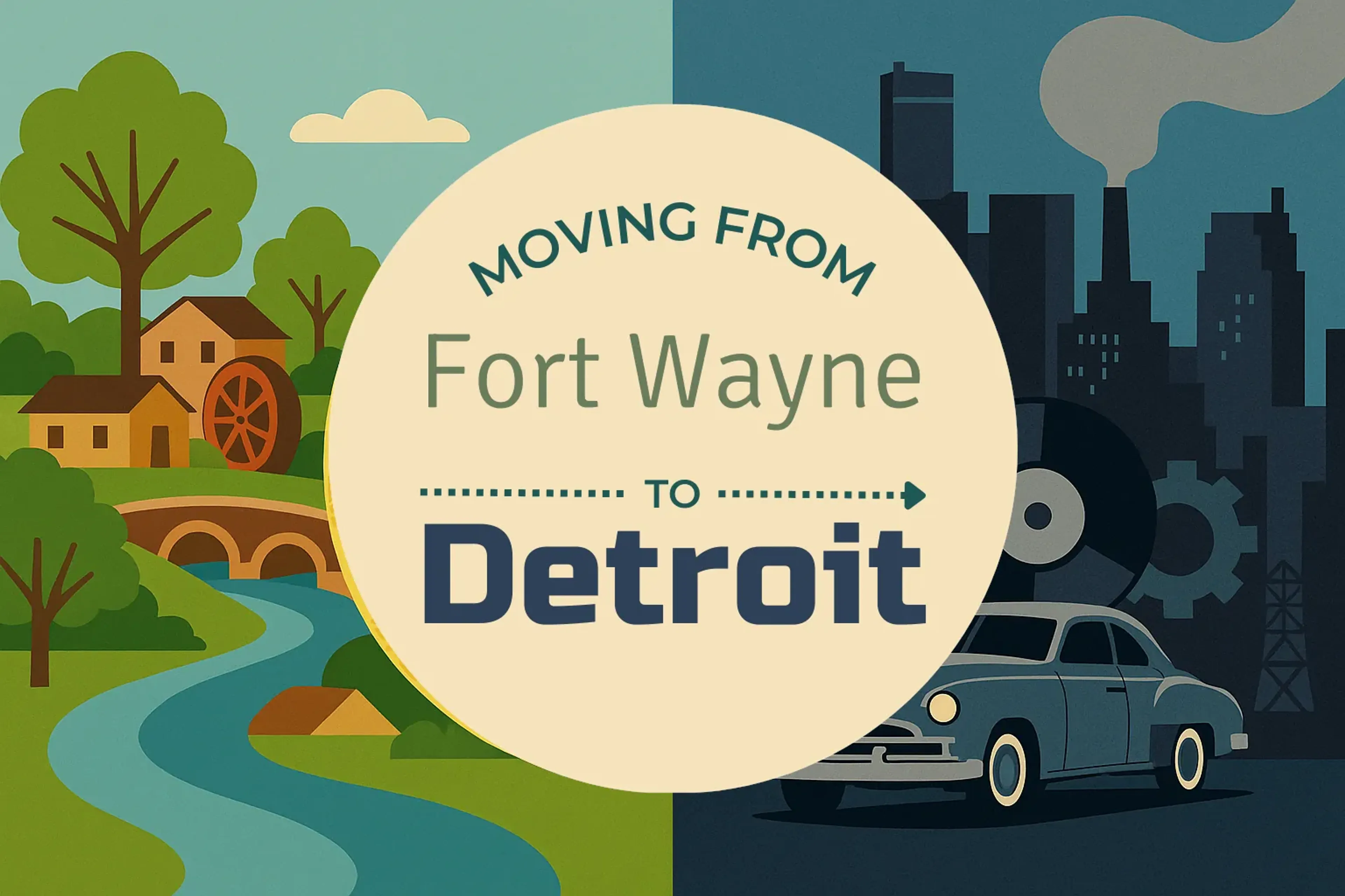 Side-by-side comparison of Fort Wayne to Detroit moving companies