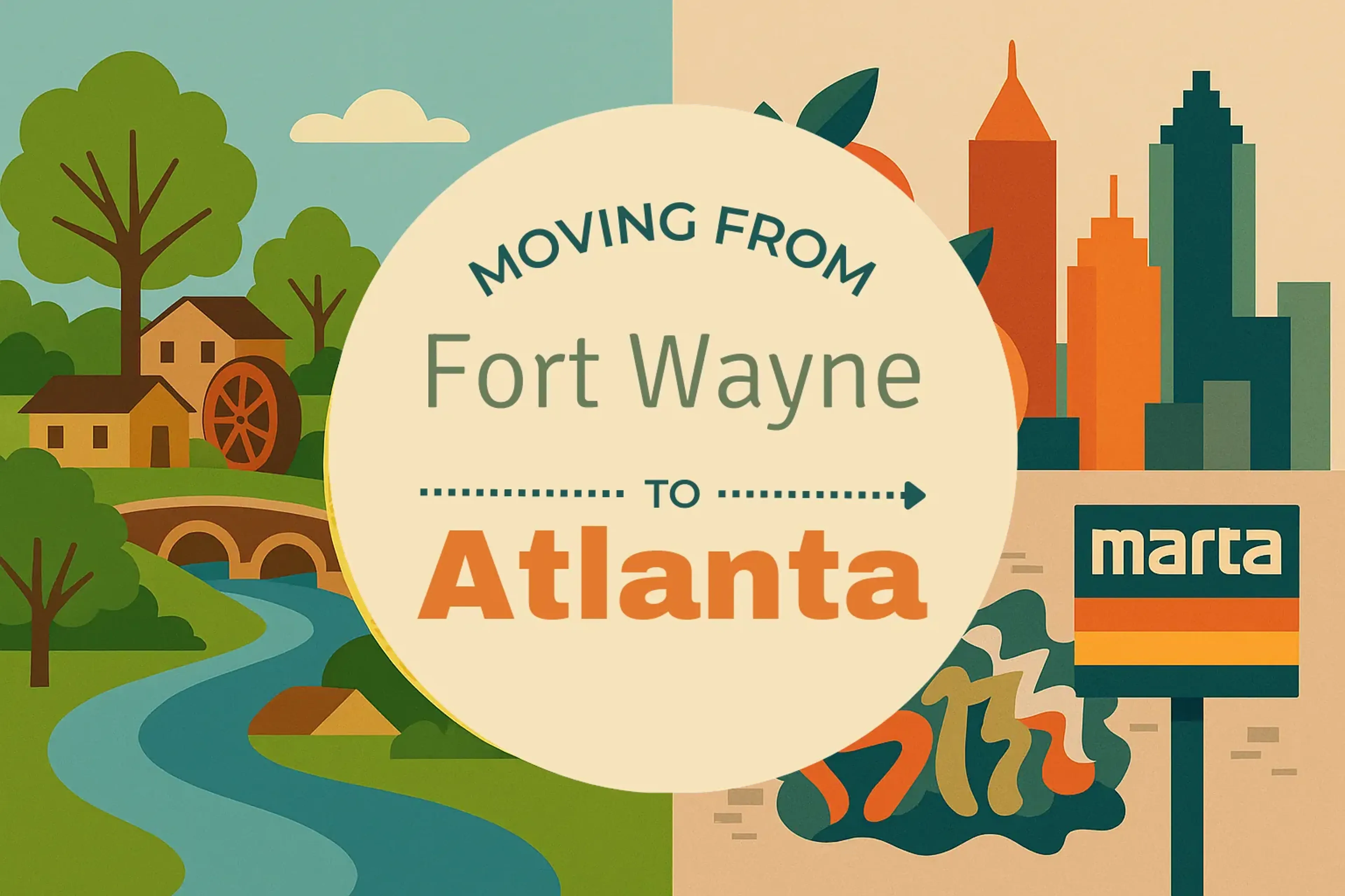 Side-by-side comparison of Fort Wayne to Atlanta moving companies