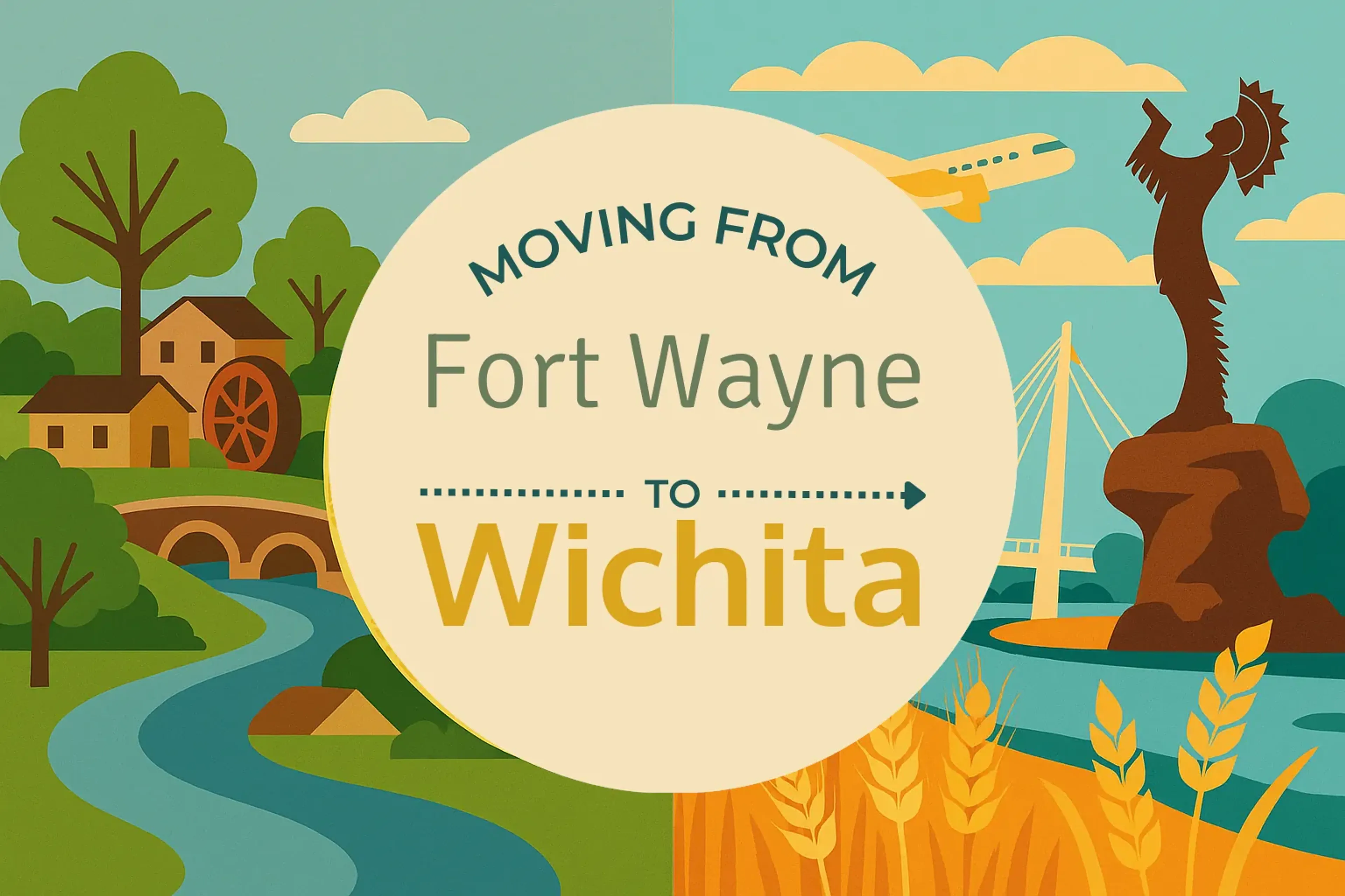 Side-by-side comparison of Fort Wayne to Wichita moving companies