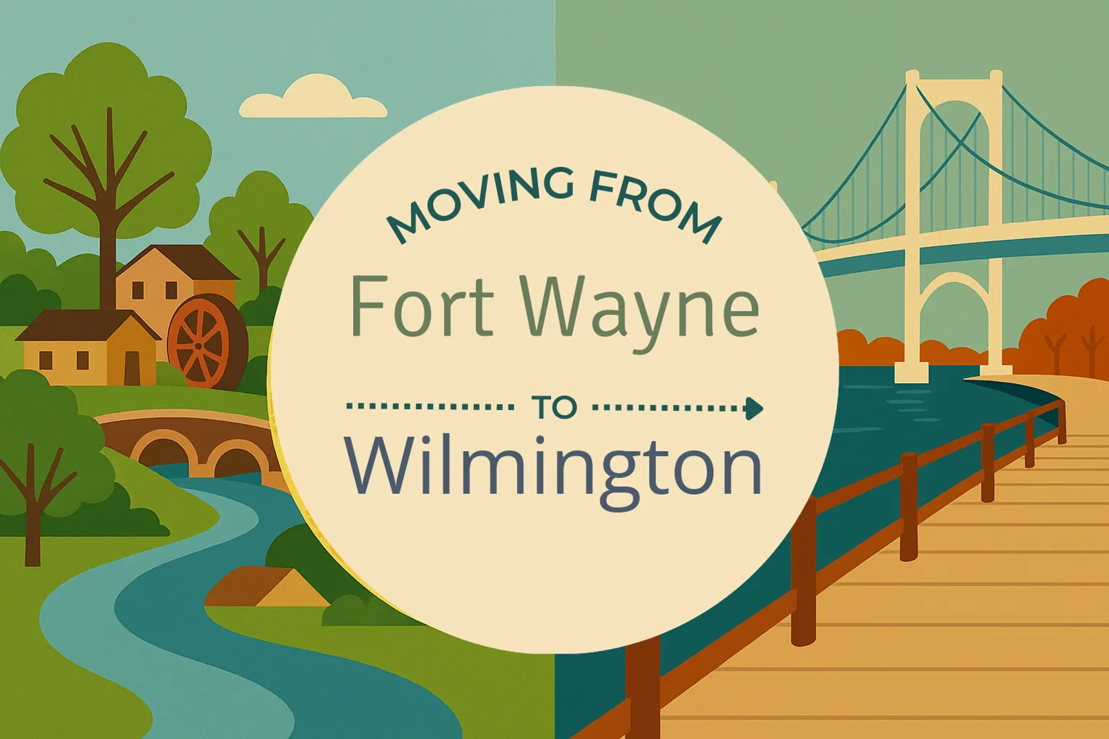 Side-by-side comparison of Fort Wayne to Wilmington moving companies