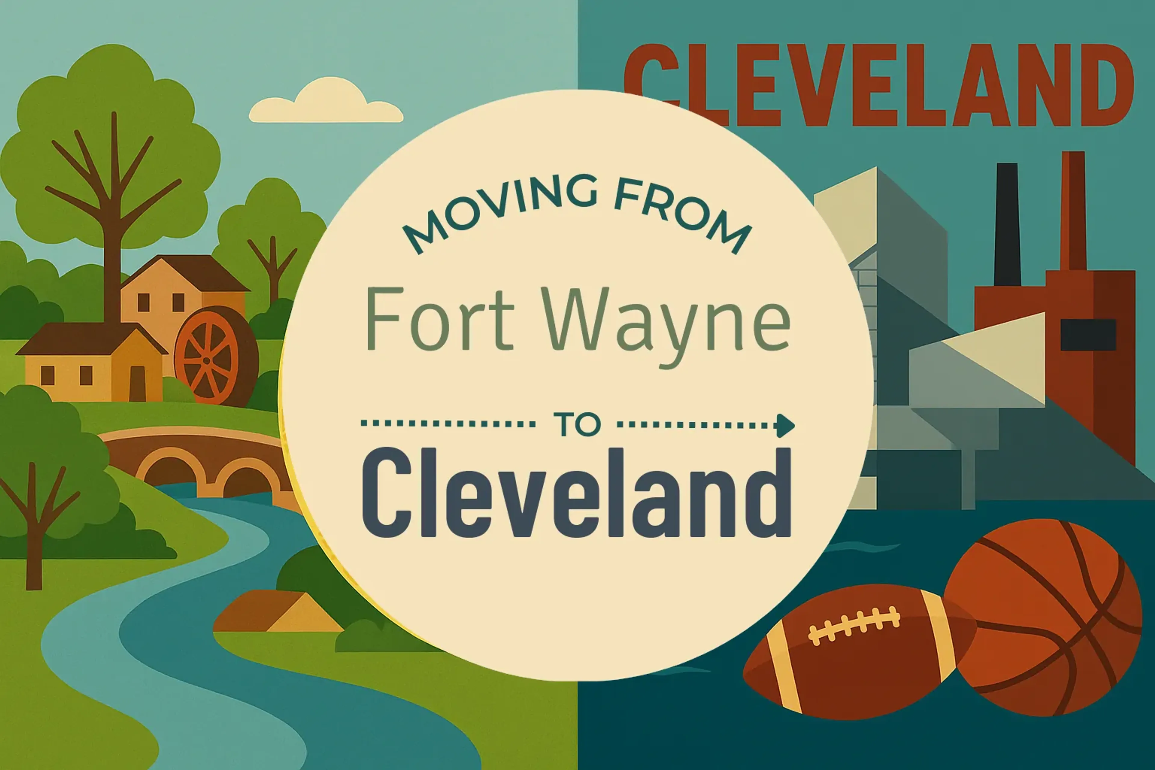 Side-by-side comparison of Fort Wayne to Cleveland moving companies