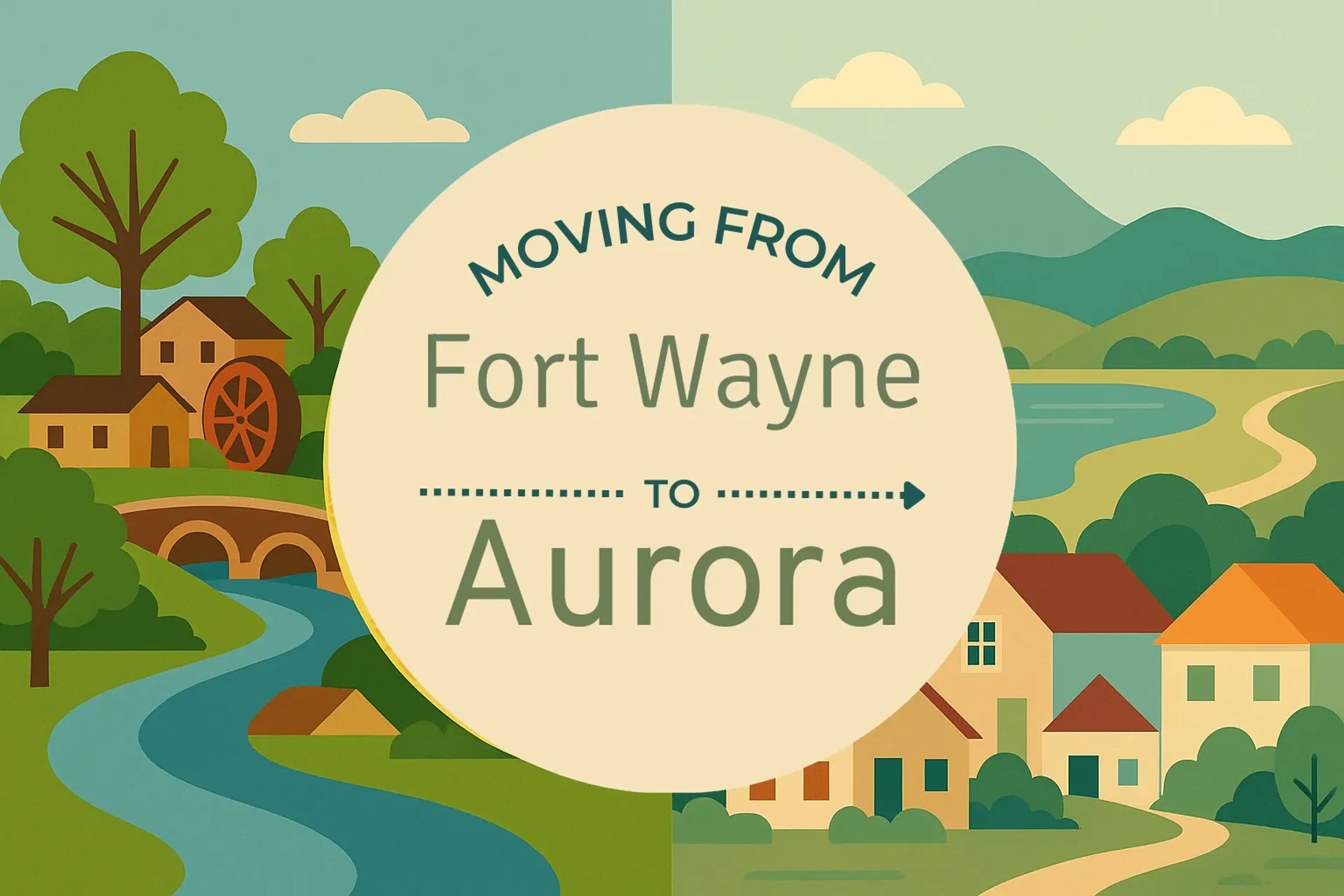 Side-by-side comparison of Fort Wayne to Aurora moving companies