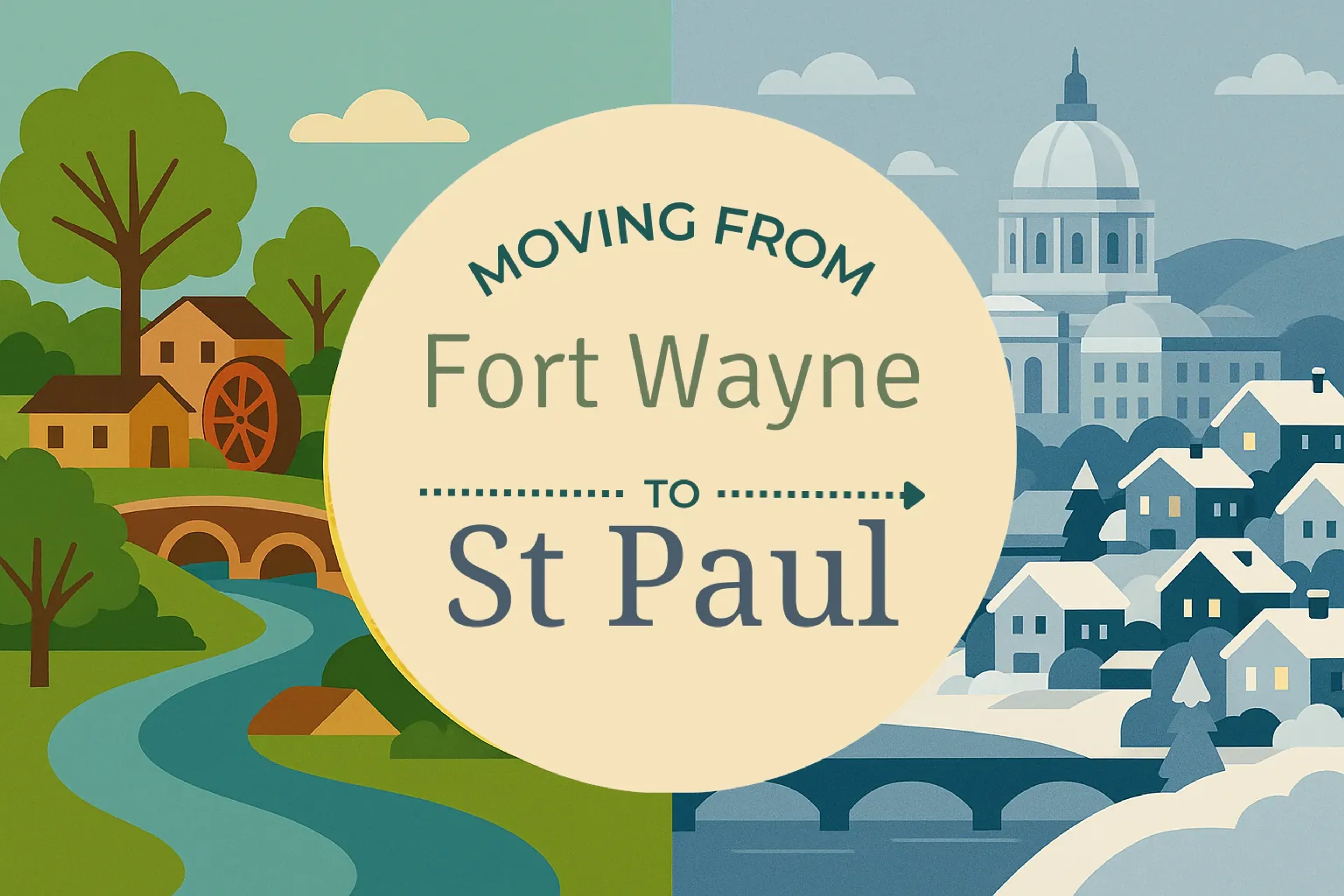 Side-by-side comparison of Fort Wayne to St. Paul moving companies