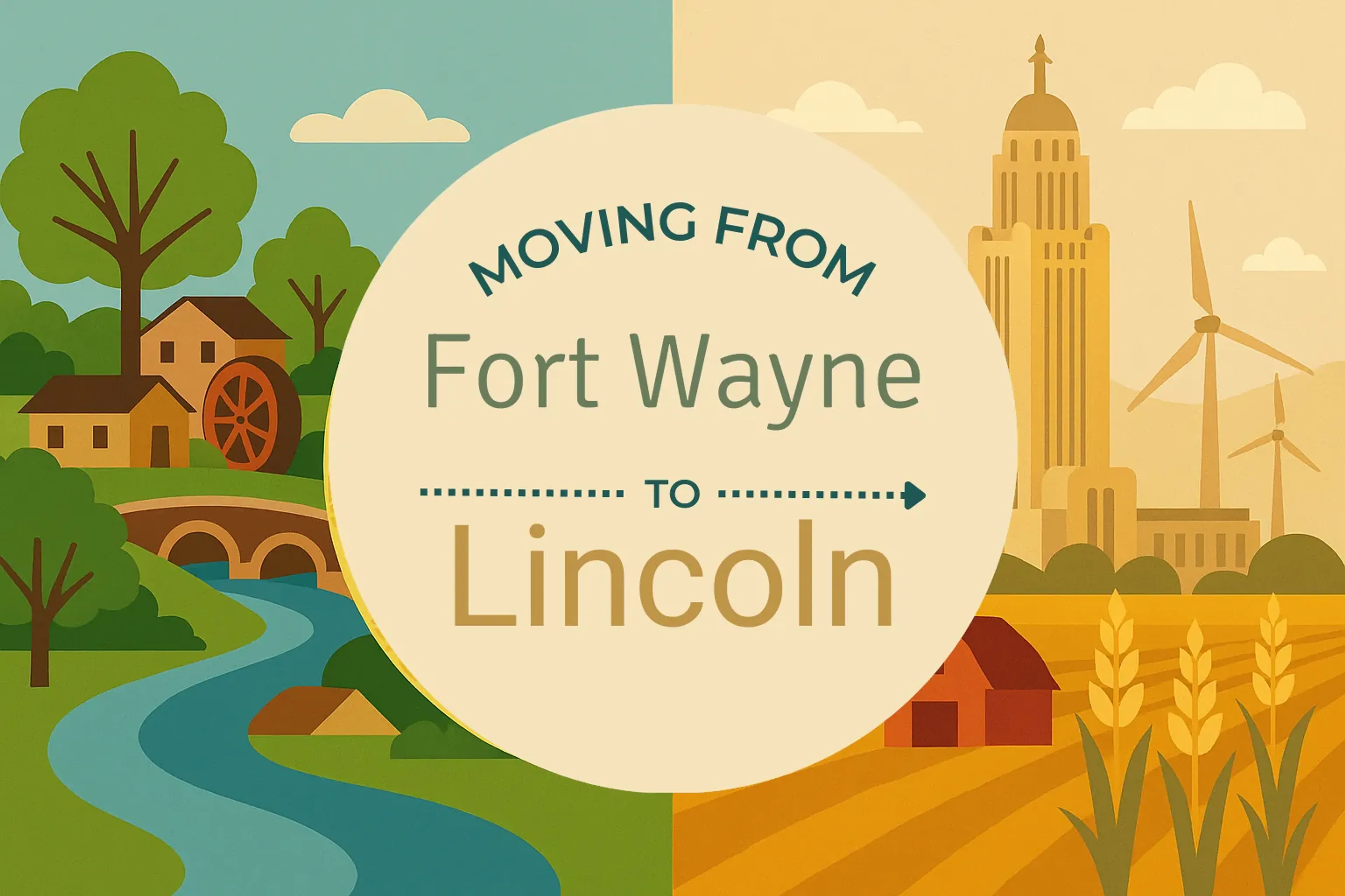 Side-by-side comparison of Fort Wayne to Lincoln moving companies