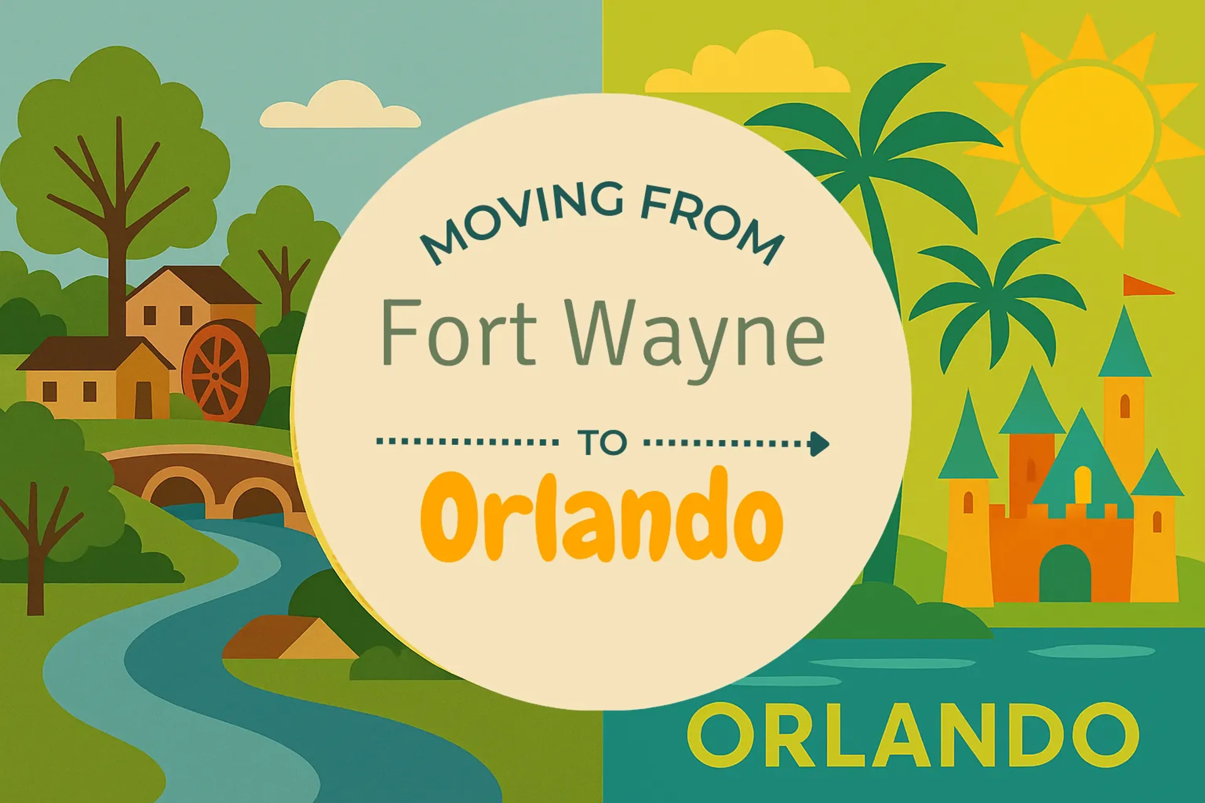 Side-by-side comparison of Fort Wayne to Orlando moving companies