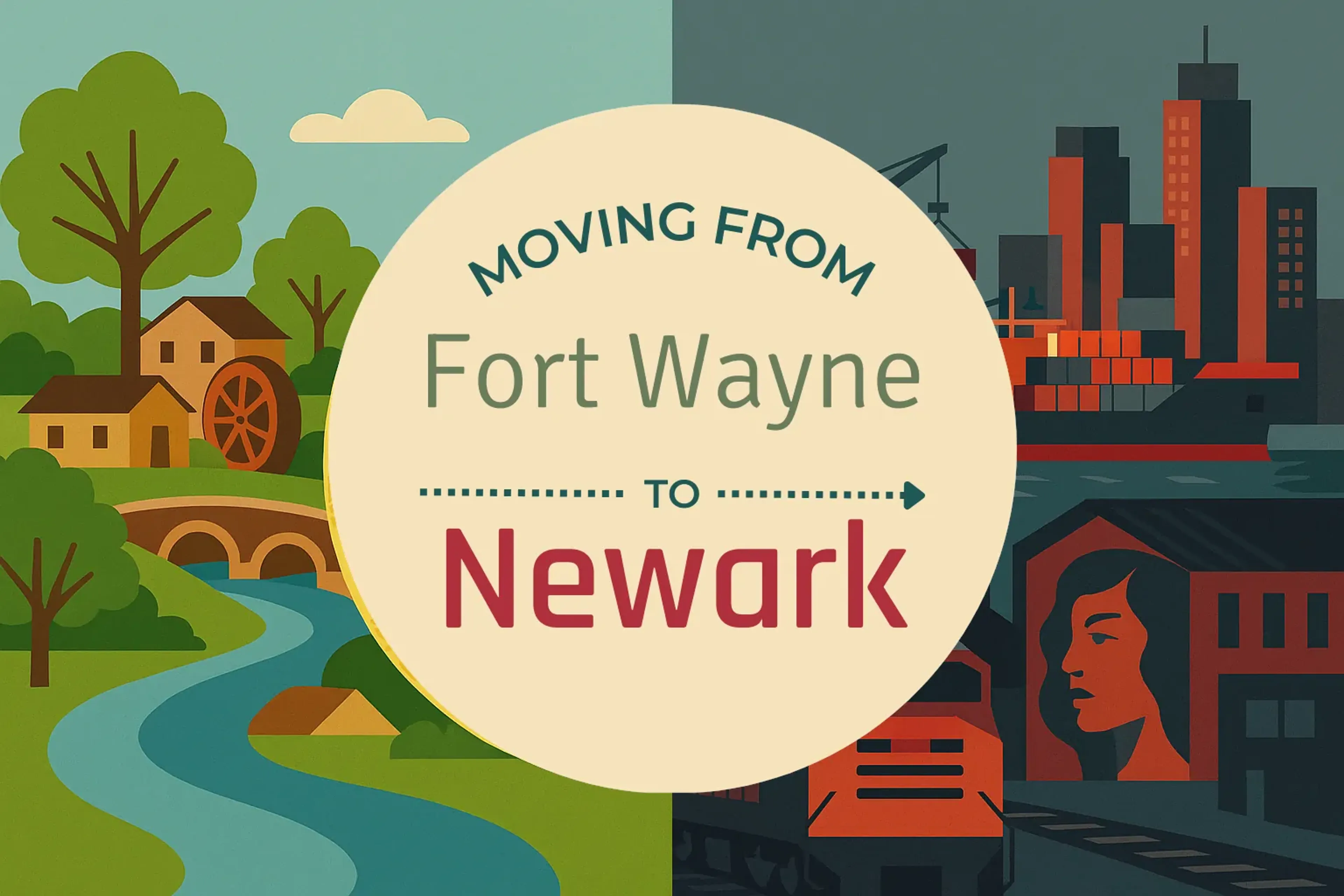 Side-by-side comparison of Fort Wayne to Newark moving companies
