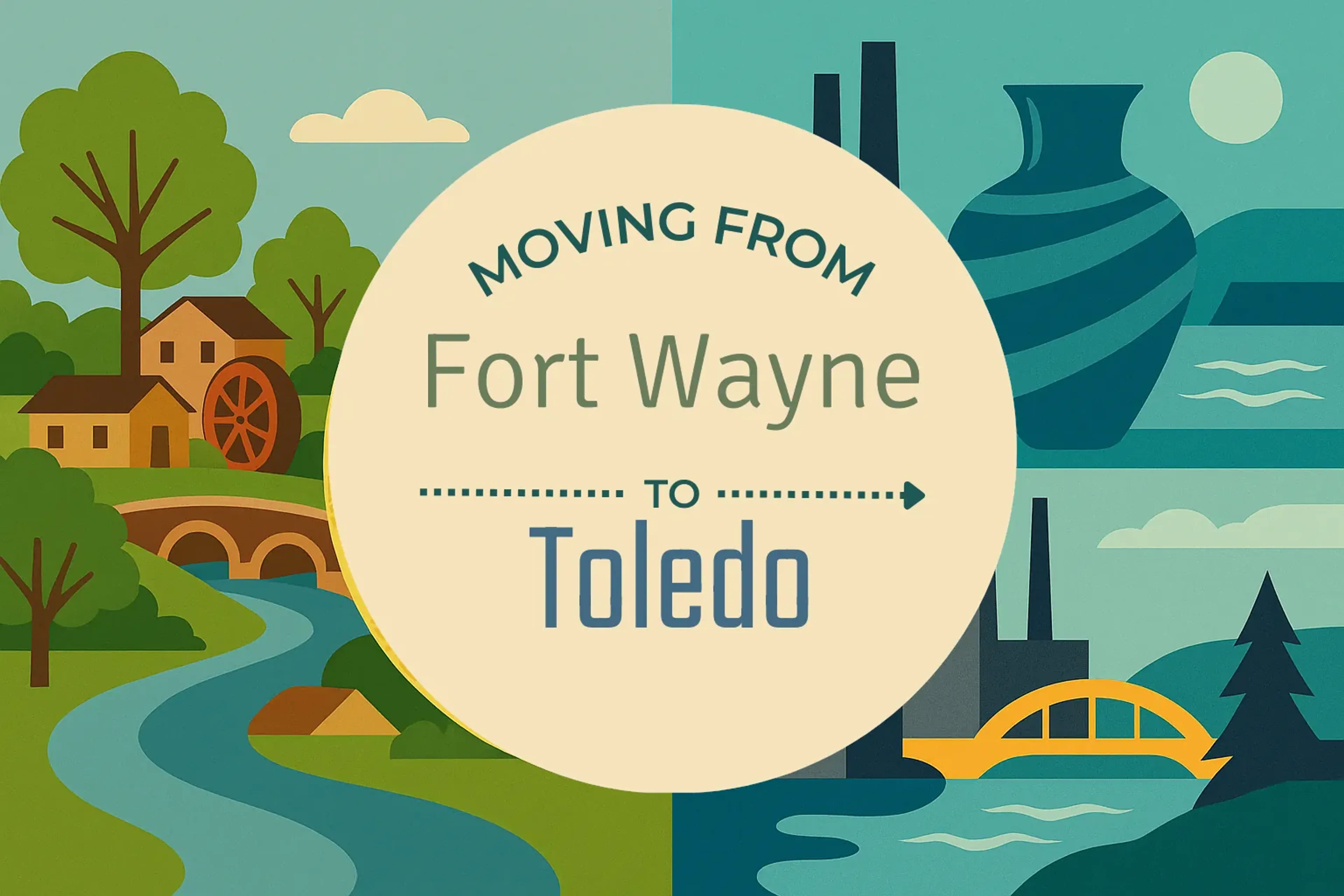 Side-by-side comparison of Fort Wayne to Toledo moving companies