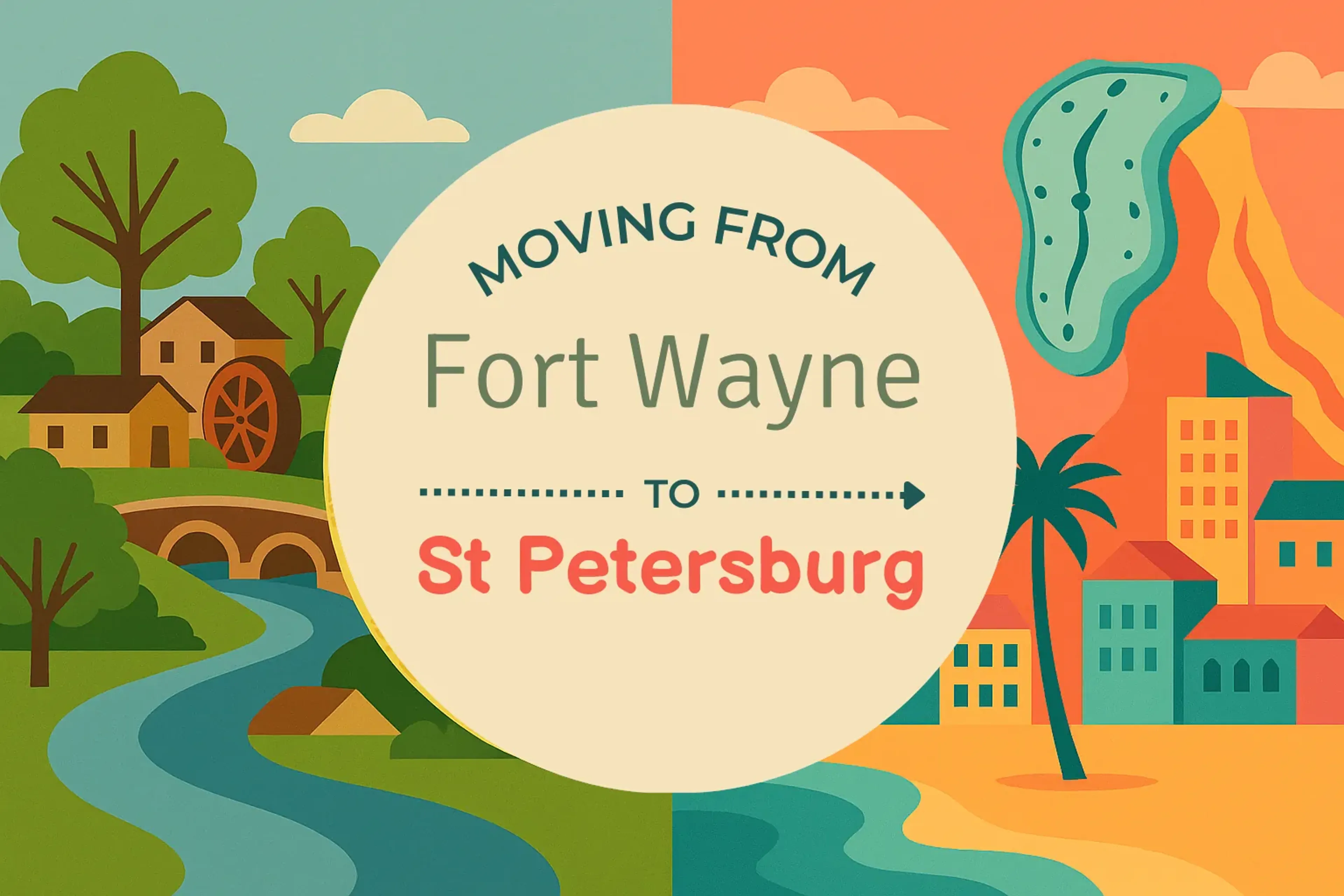 Side-by-side comparison of Fort Wayne to St. Petersburg moving companies