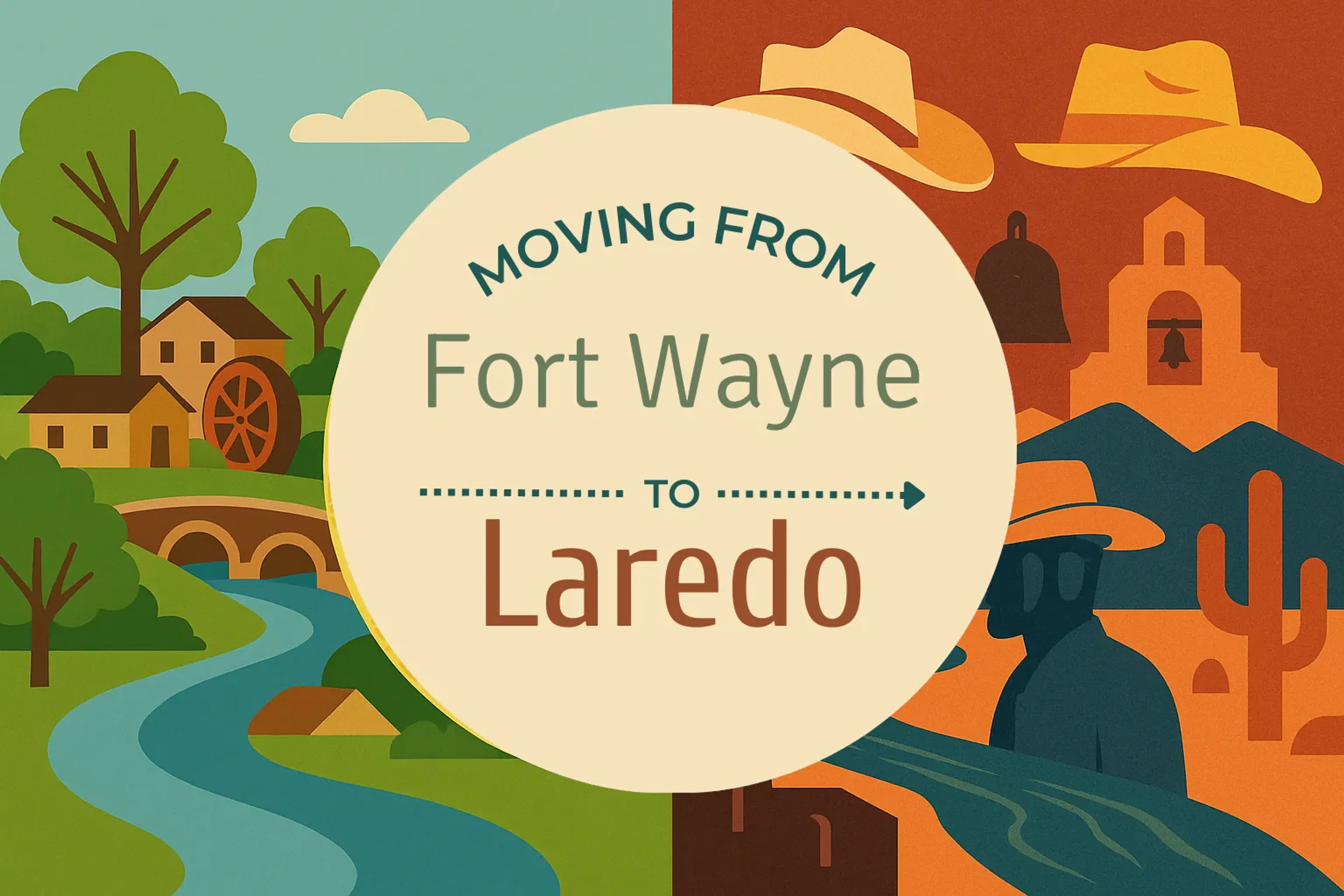 Side-by-side comparison of Fort Wayne to Laredo moving companies