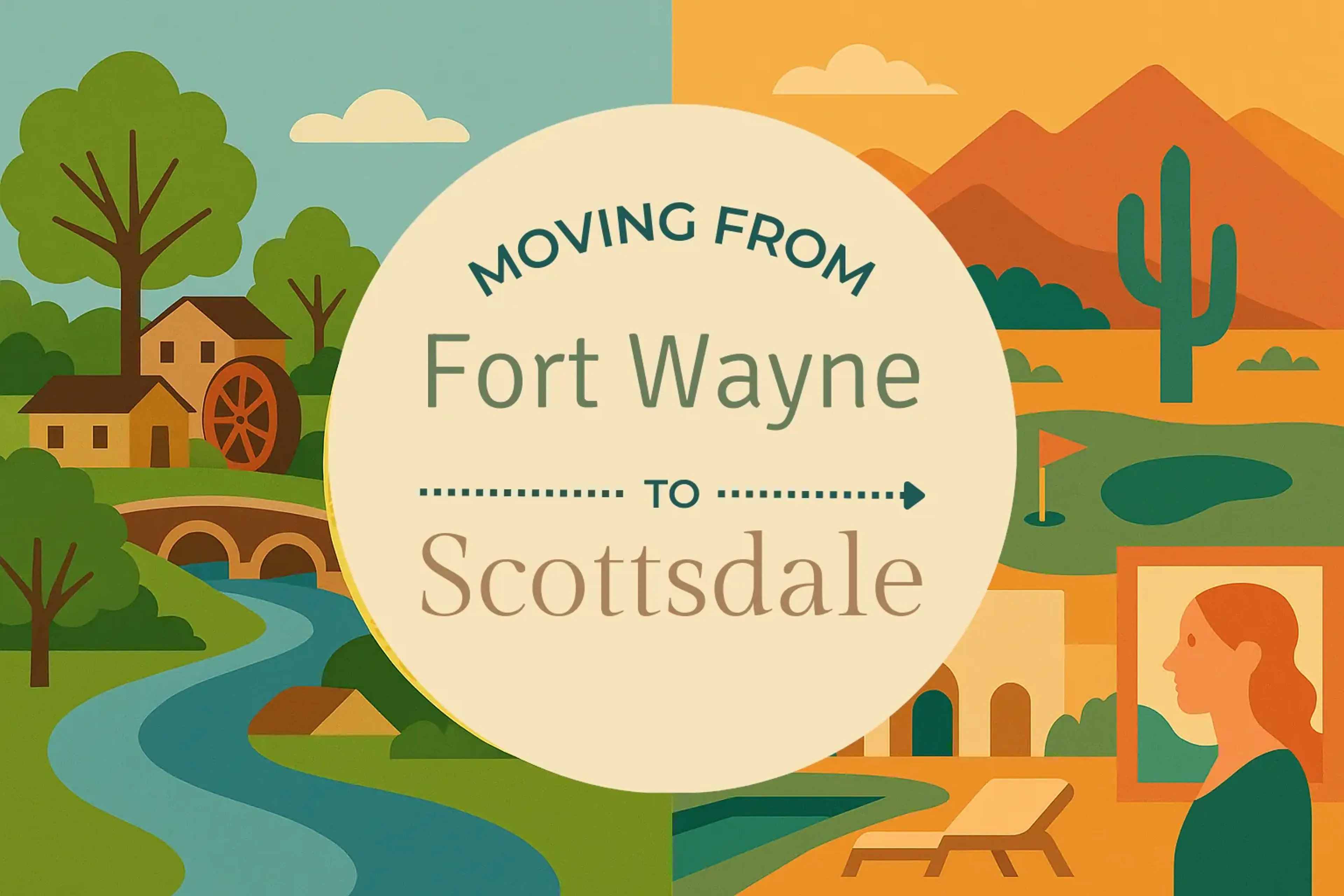 Side-by-side comparison of Fort Wayne to Scottsdale moving companies