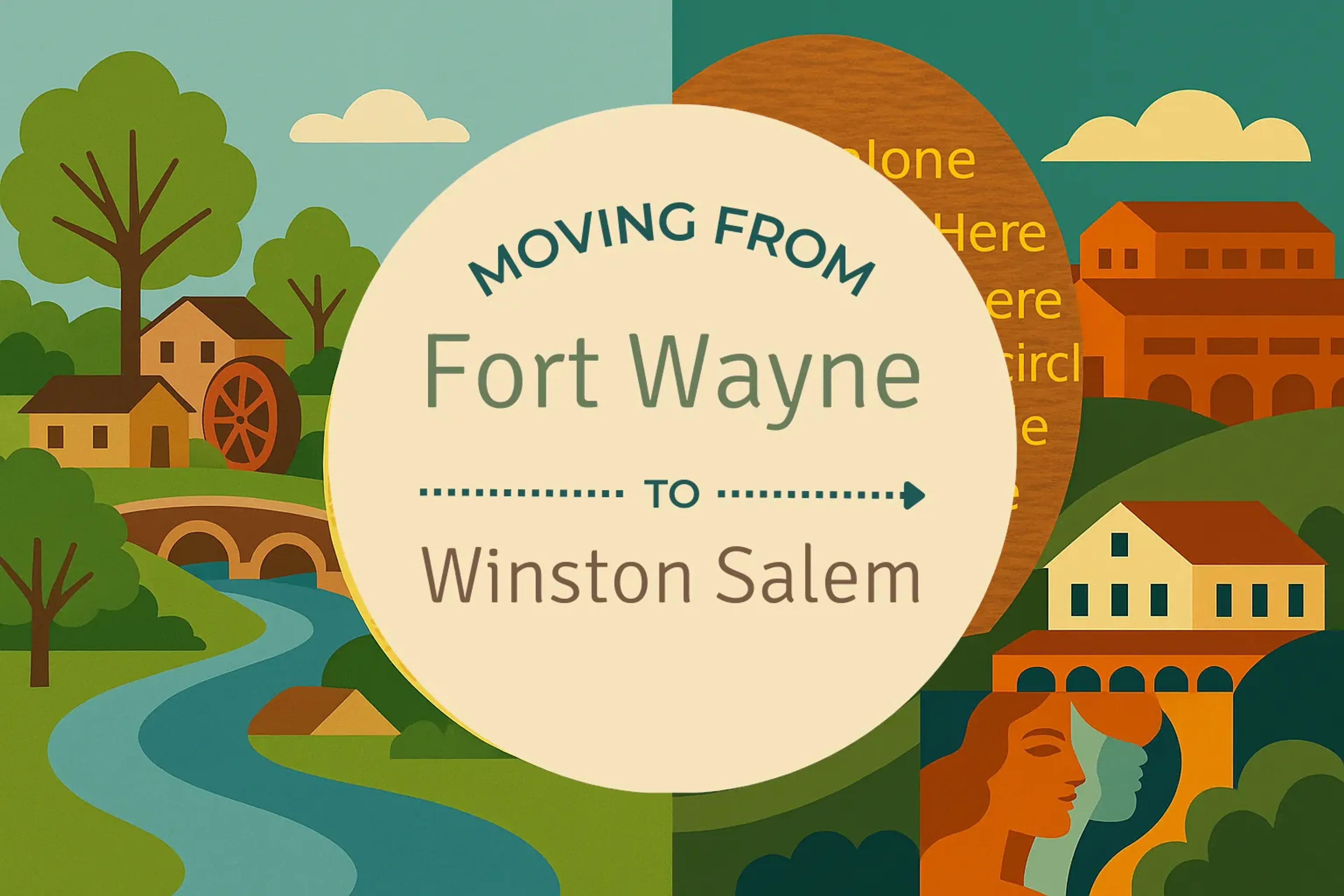 Side-by-side comparison of Fort Wayne to Winston Salem moving companies