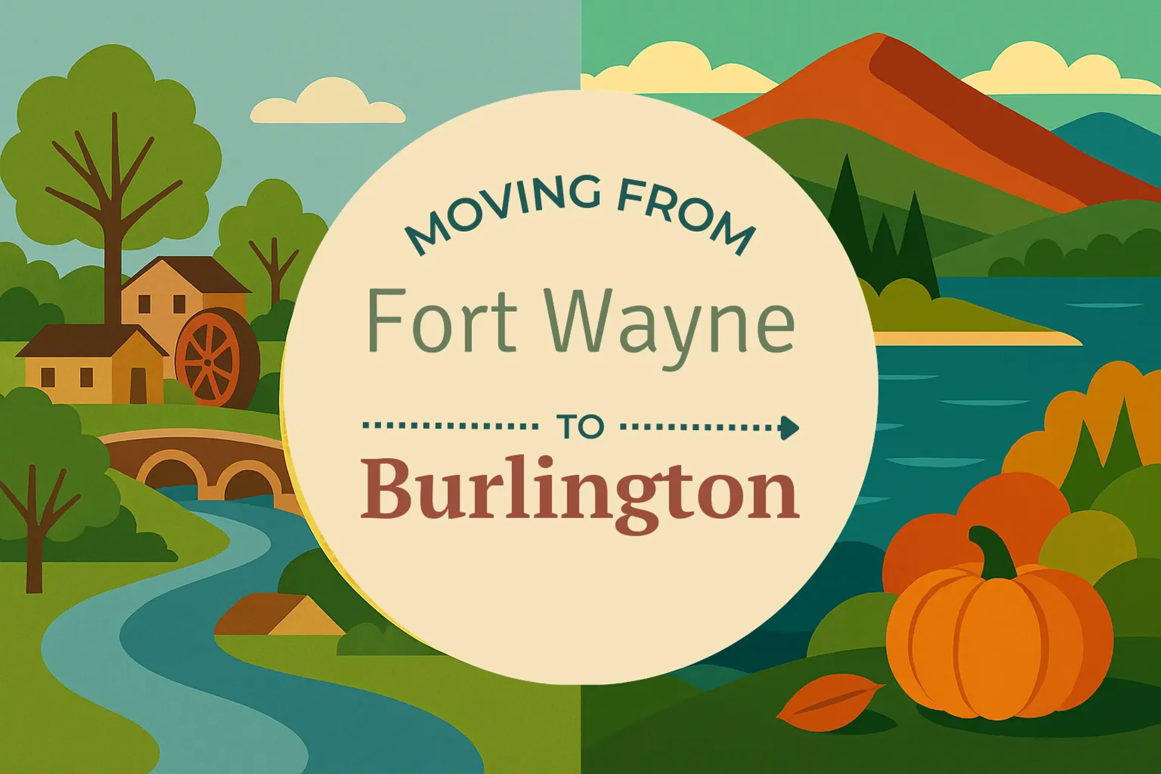 Side-by-side comparison of Fort Wayne to Burlington moving companies