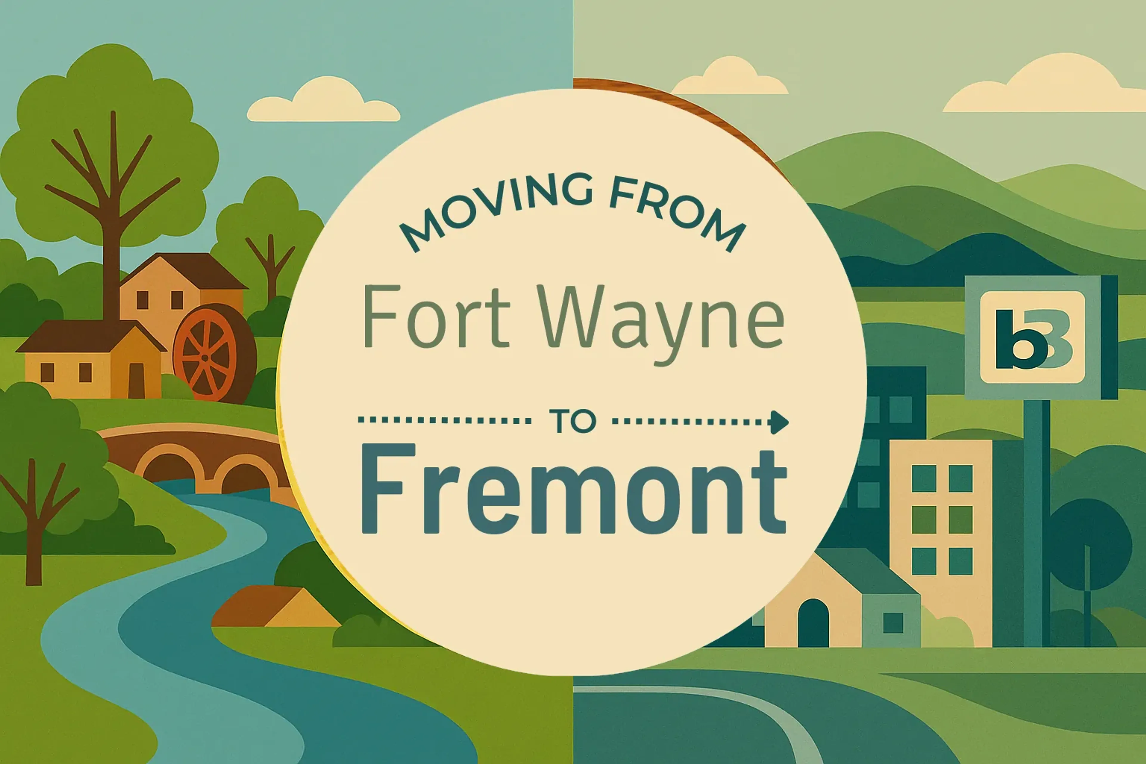 Side-by-side comparison of Fort Wayne to Fremont moving companies