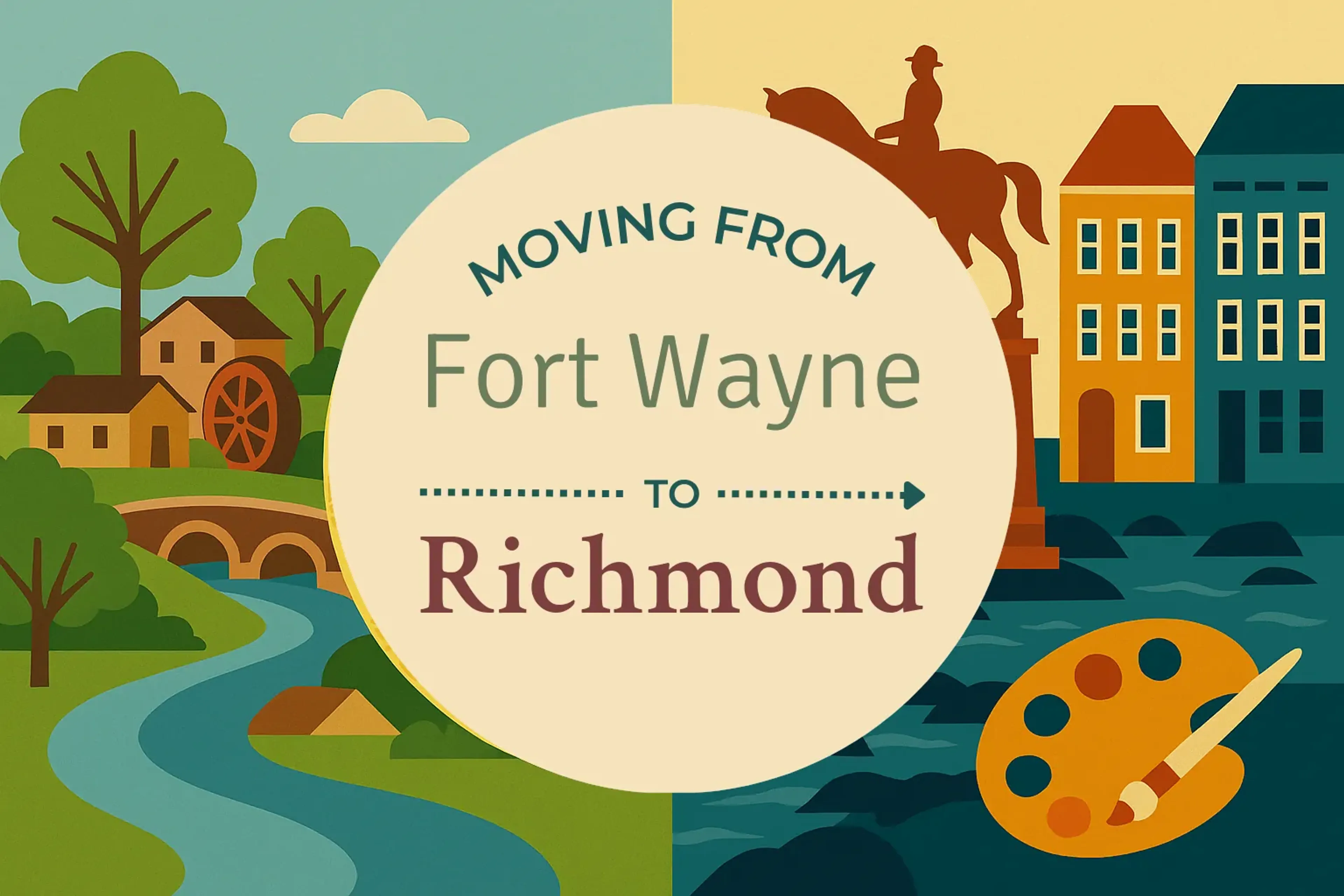 Side-by-side comparison of Fort Wayne to Richmond moving companies