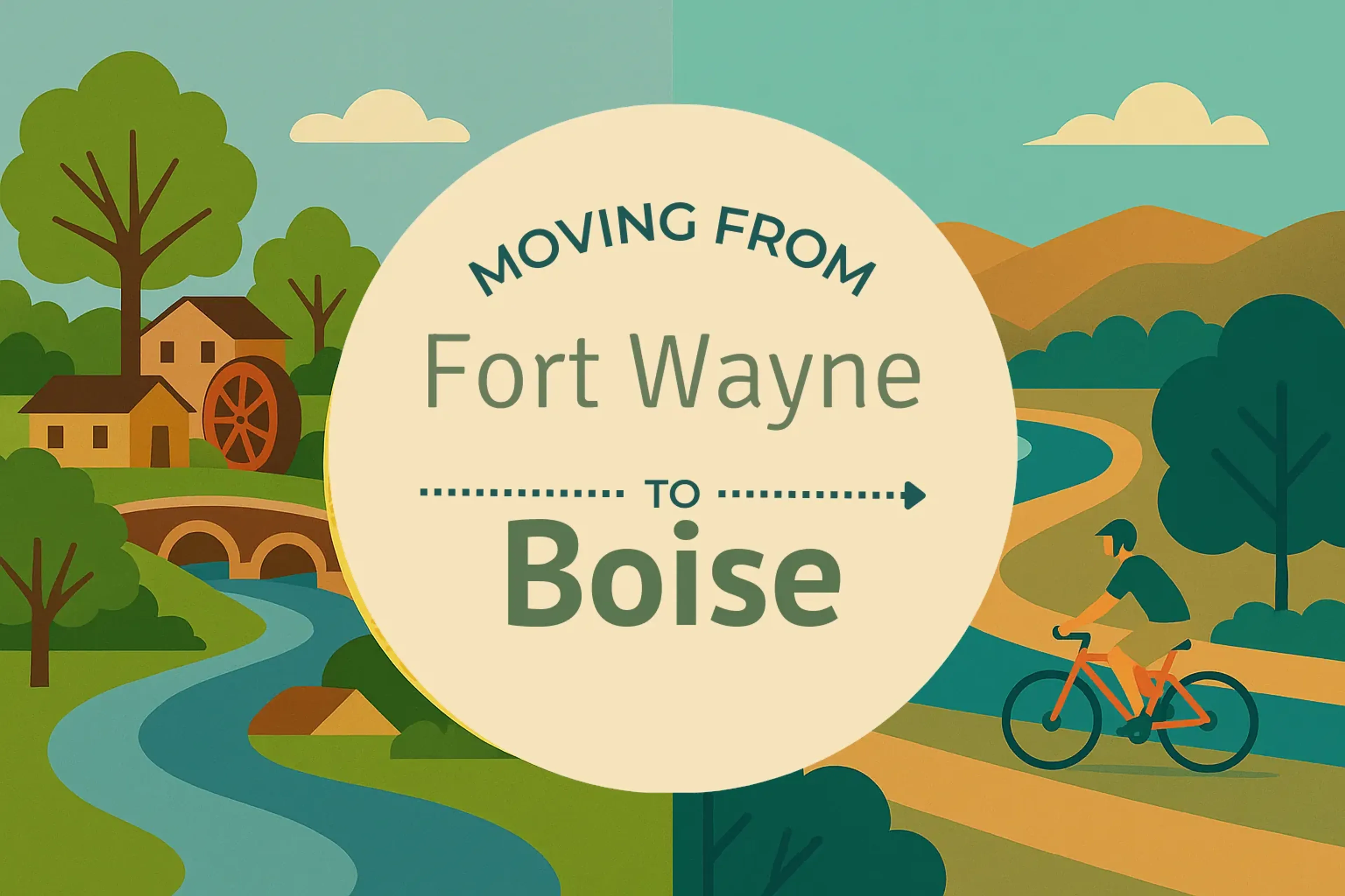 Side-by-side comparison of Fort Wayne to Boise moving companies