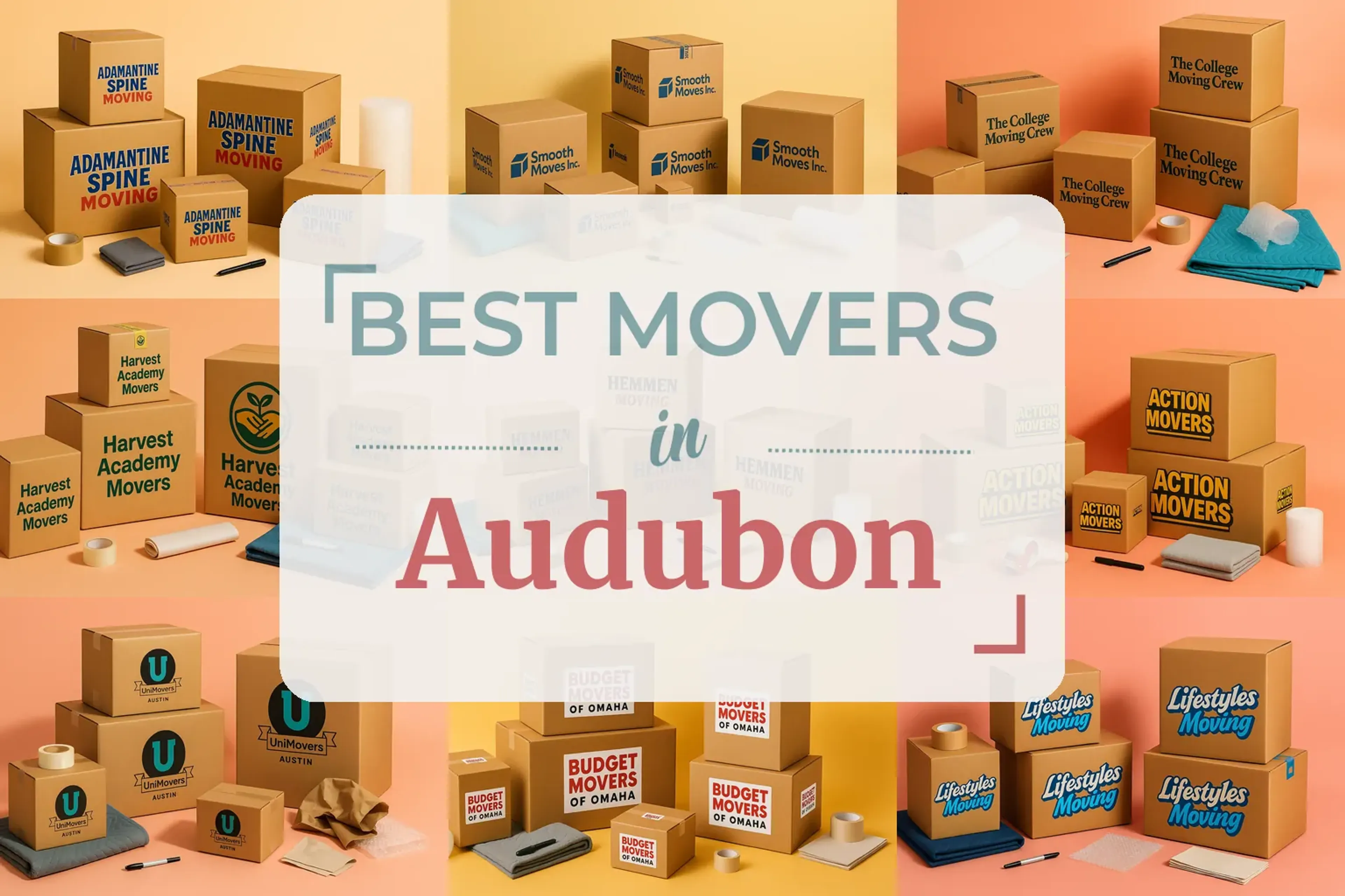 Side-by-side comparison of Audubon moving companies