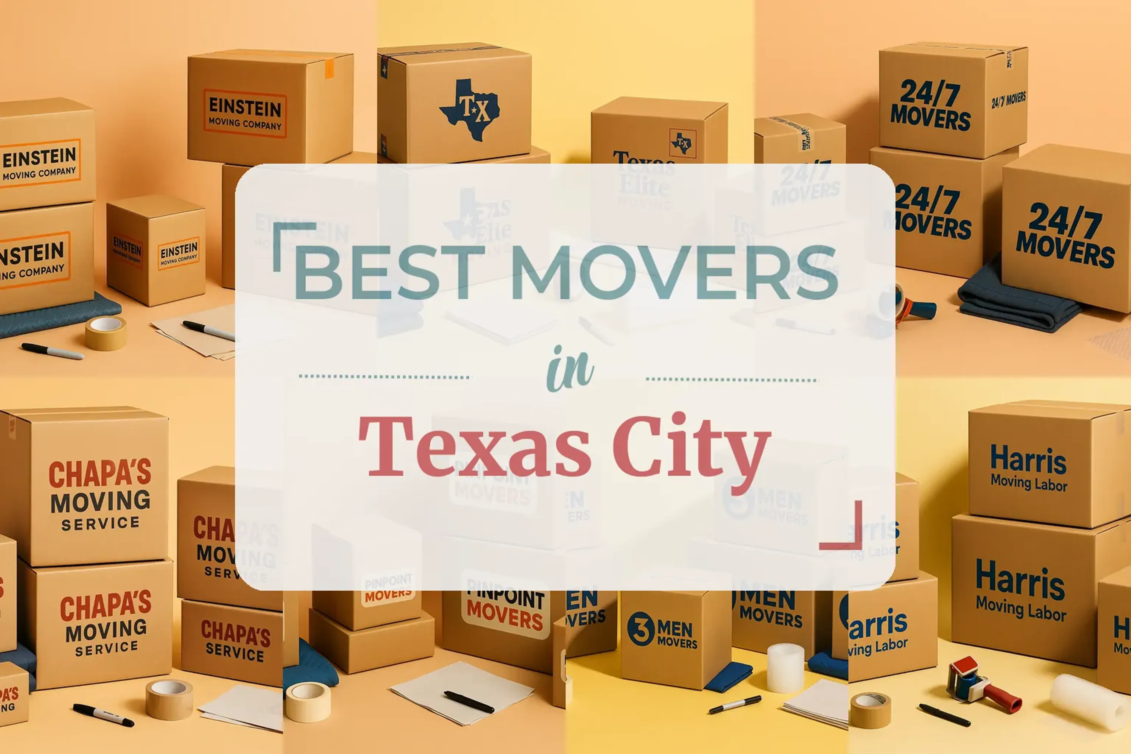 Side-by-side comparison of Texas City moving companies