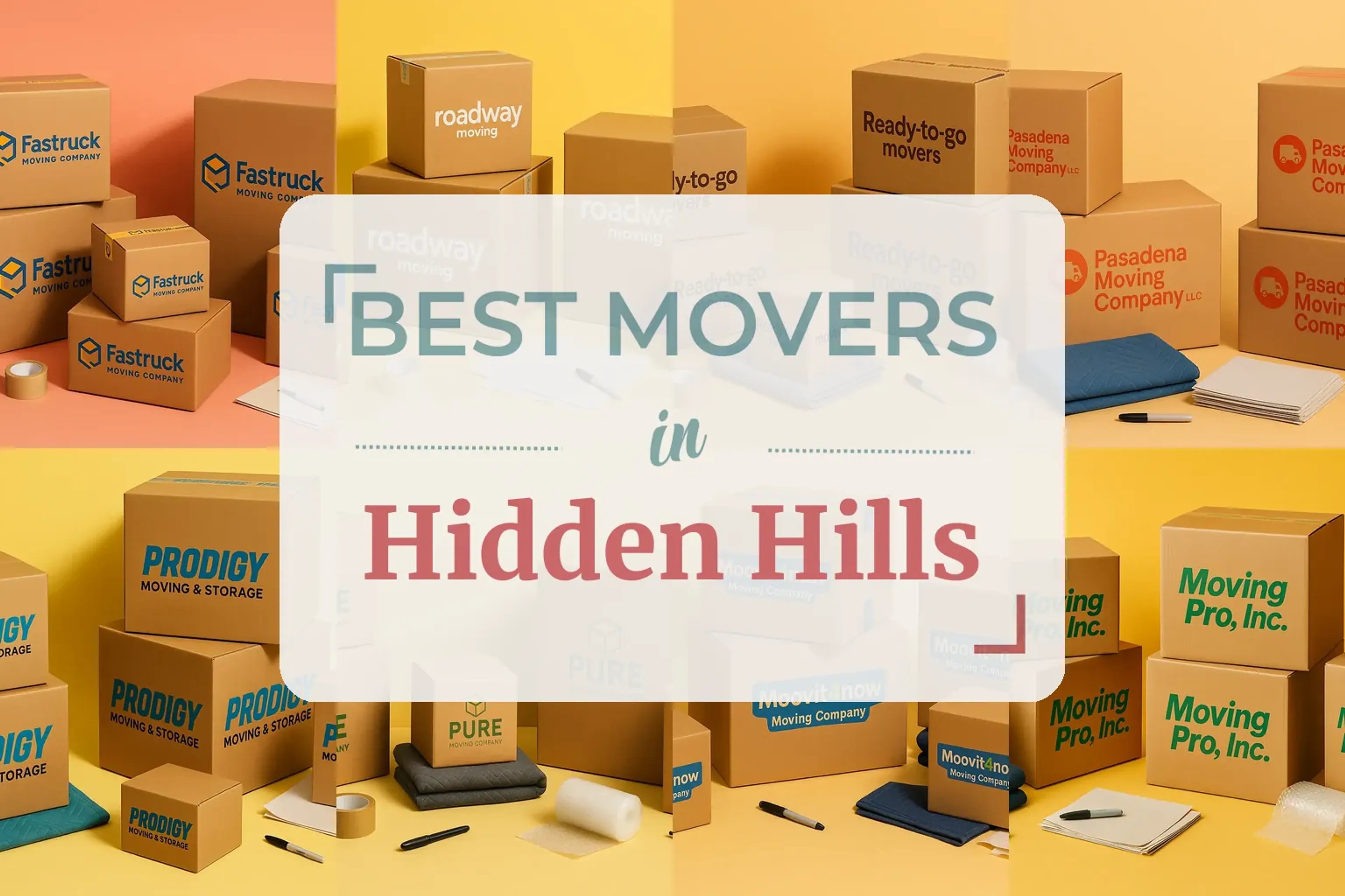 Side-by-side comparison of Hidden Hills moving companies