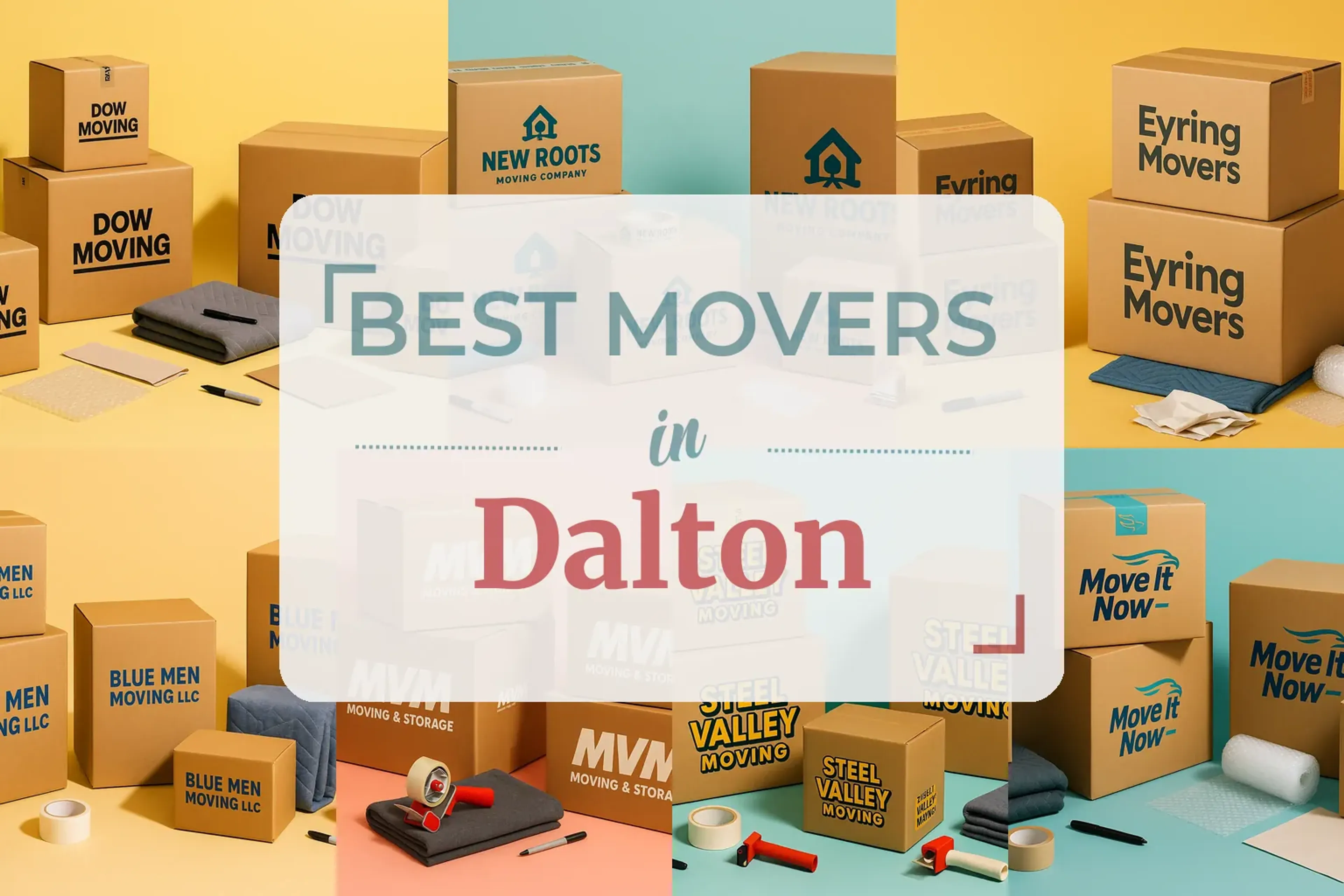 Side-by-side comparison of Dalton moving companies