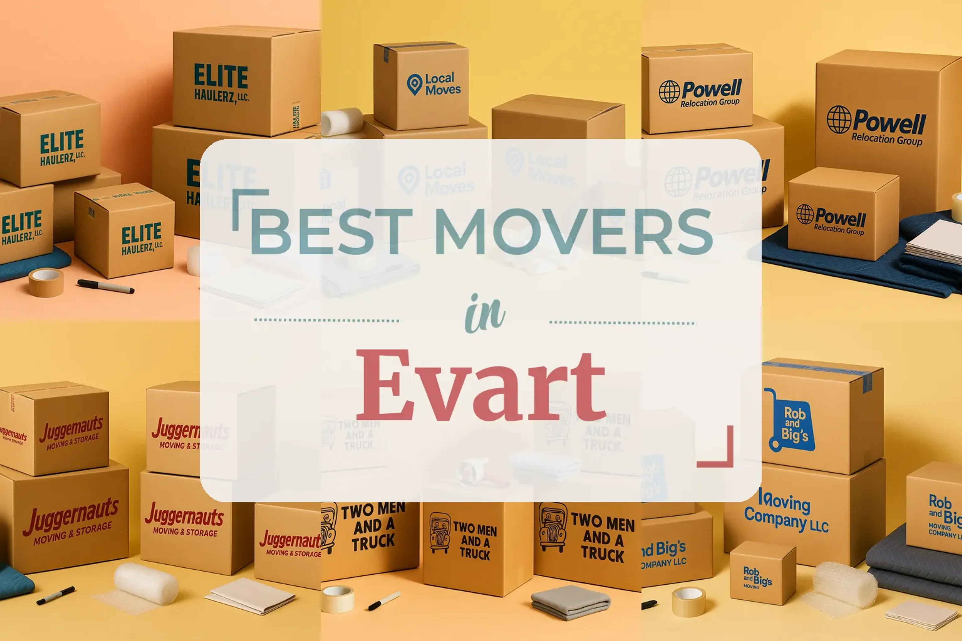 Side-by-side comparison of Evart moving companies