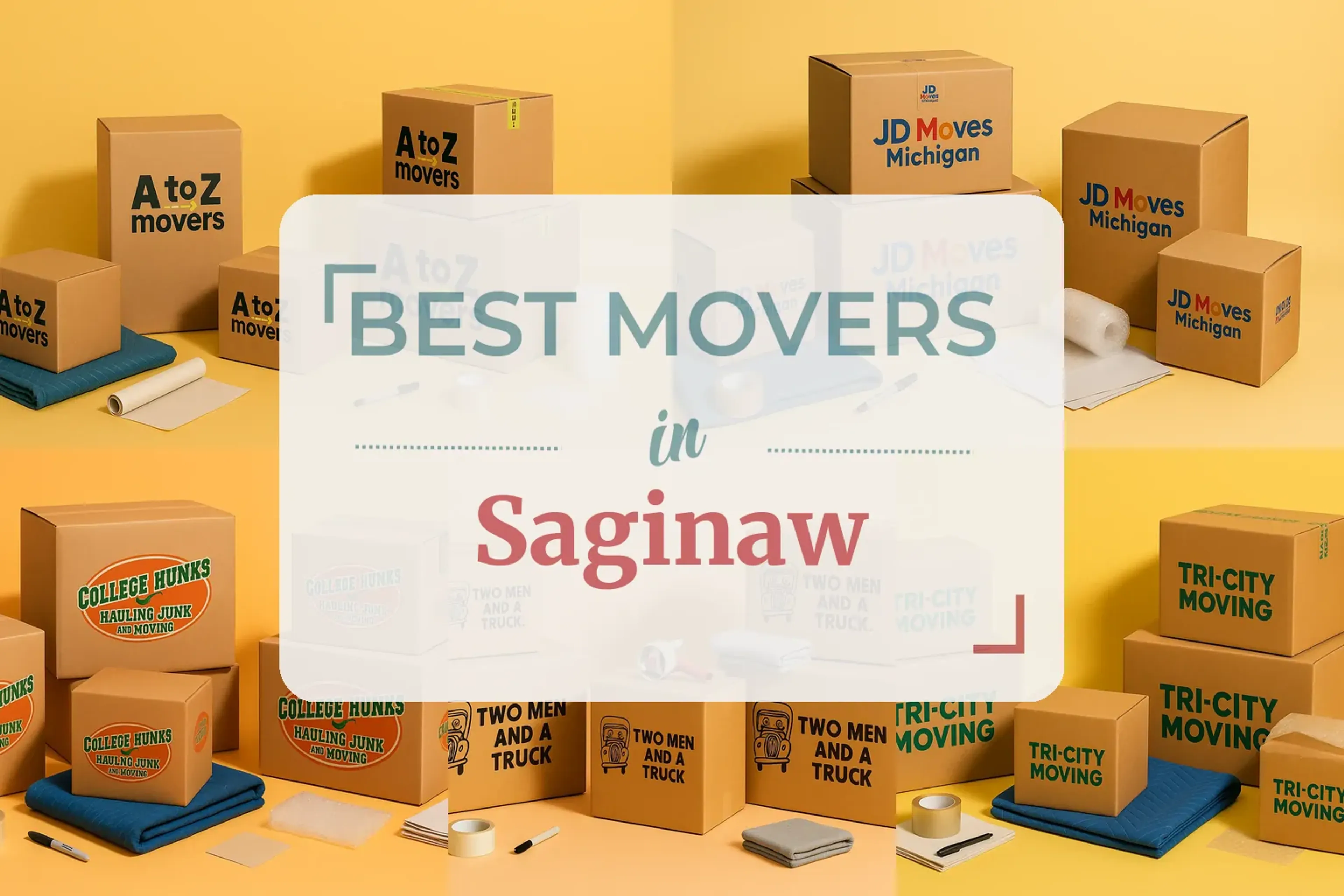 Side-by-side comparison of Saginaw moving companies
