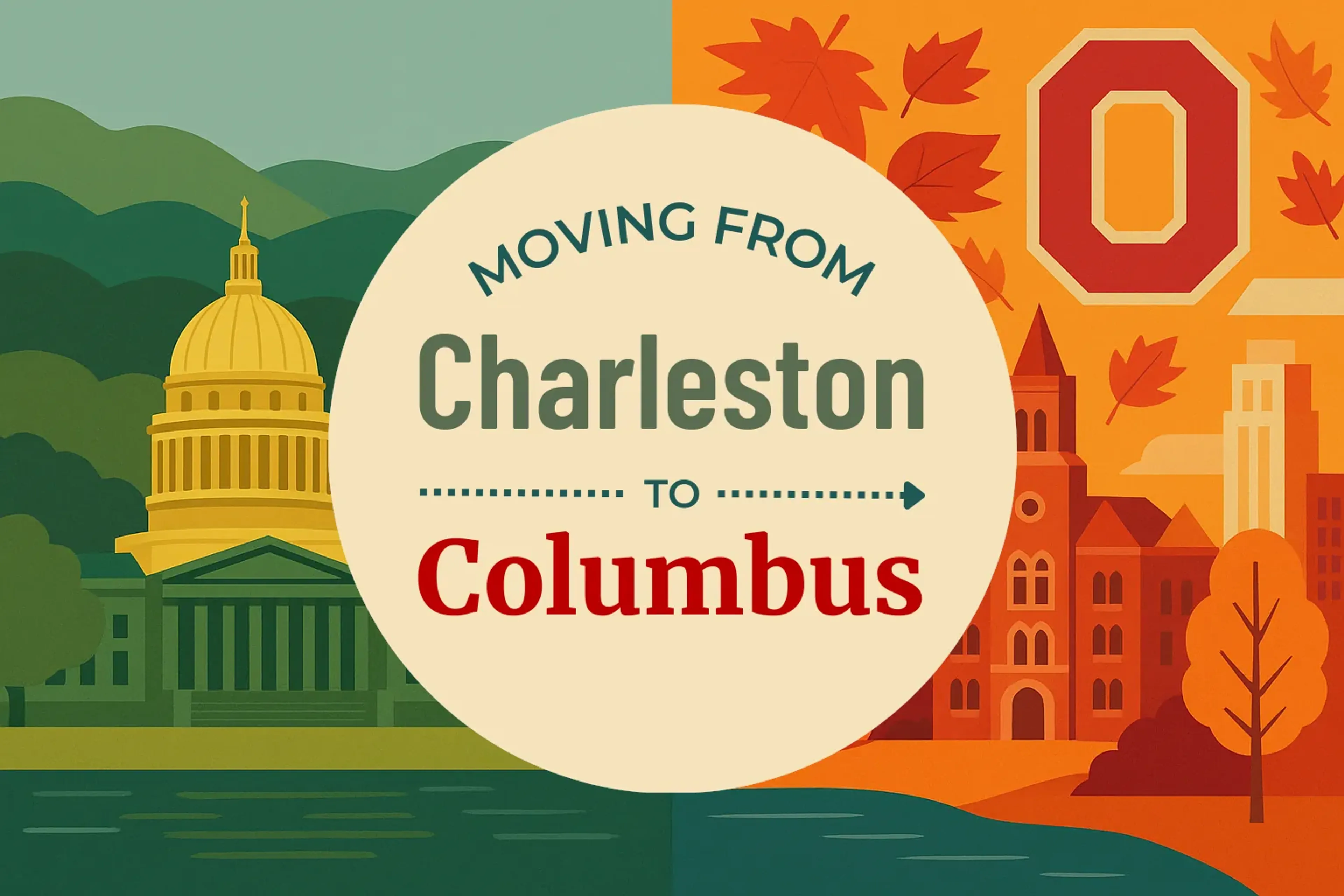 Side-by-side comparison of Charleston to Columbus moving companies