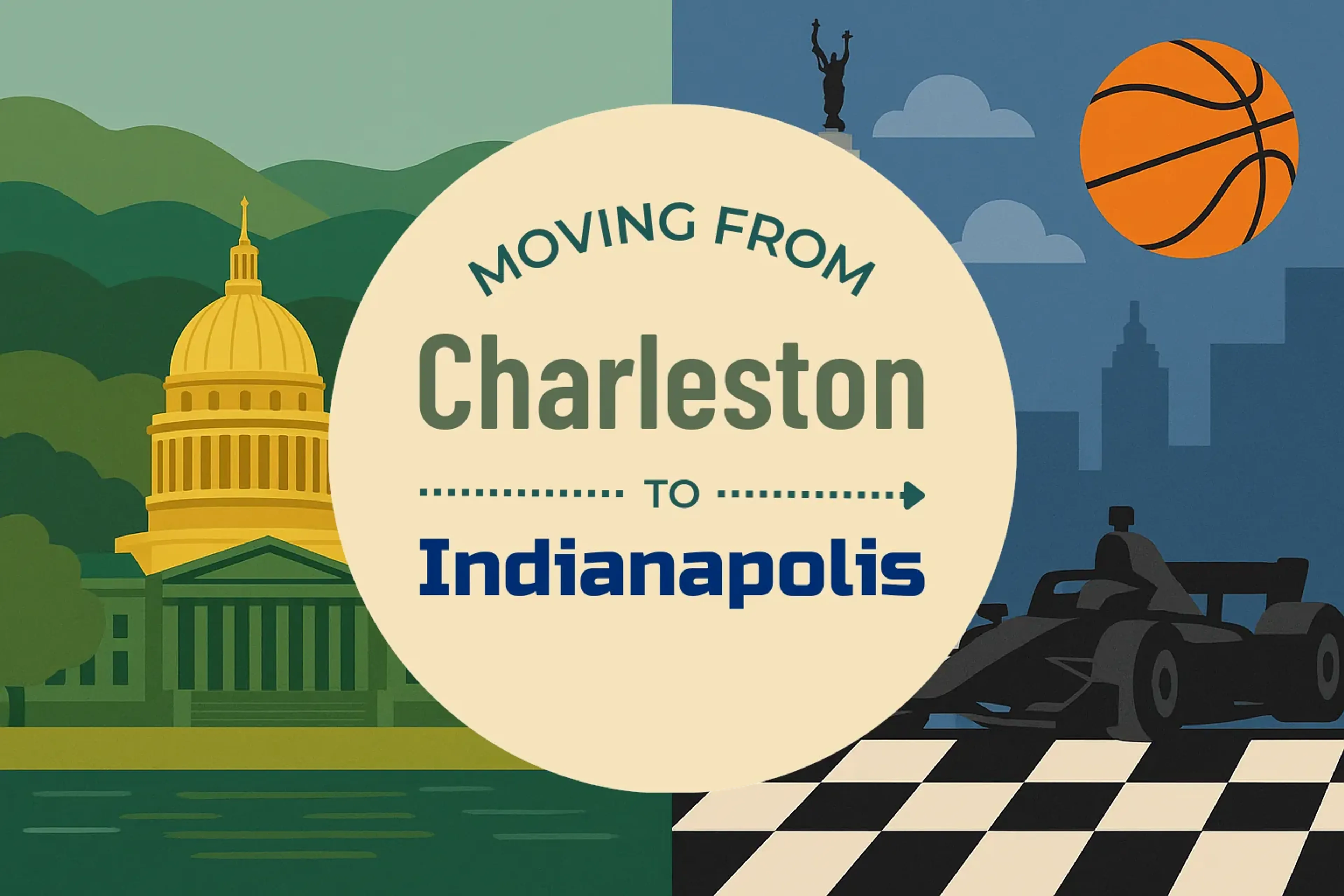 Side-by-side comparison of Charleston to Indianapolis moving companies