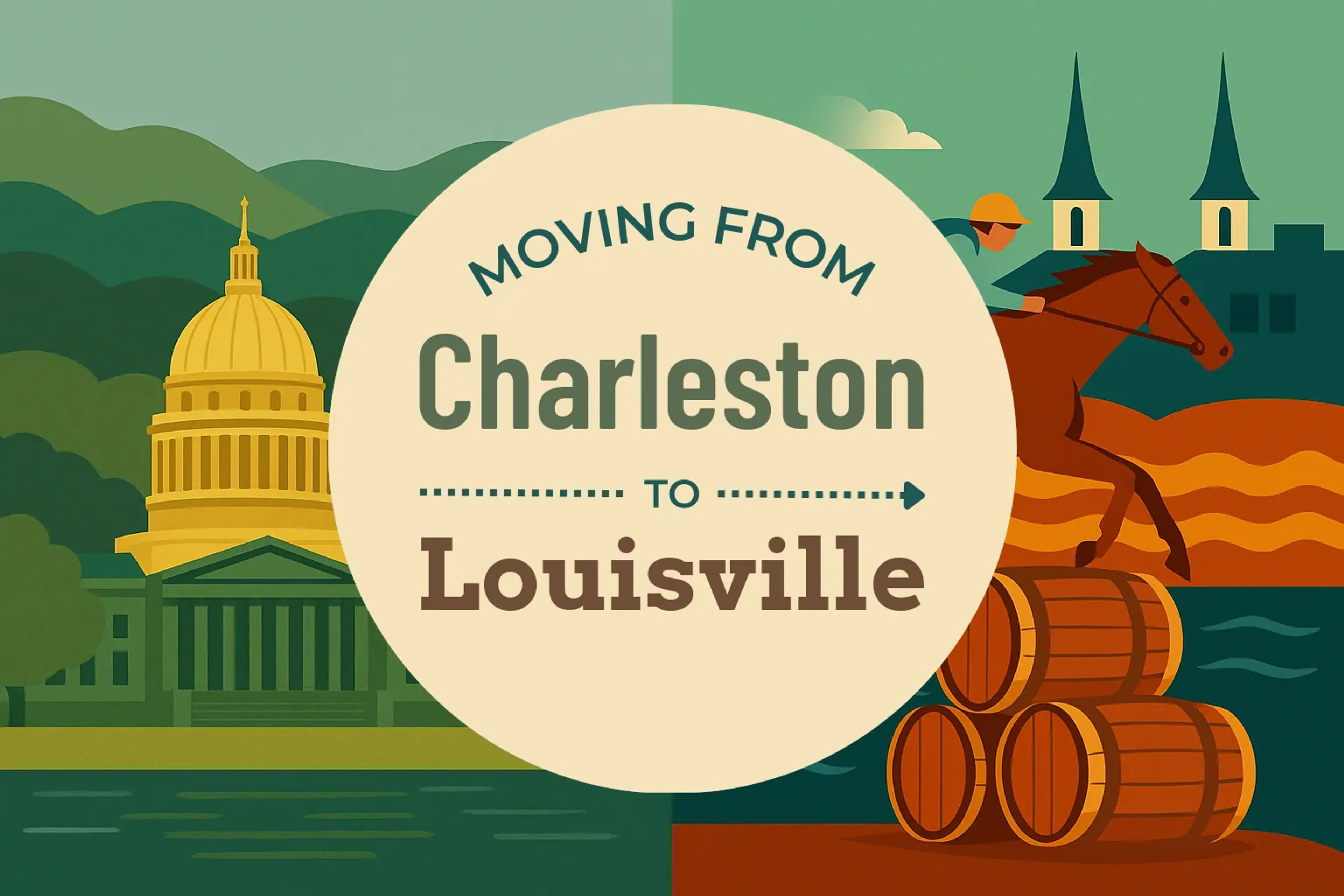 Side-by-side comparison of Charleston to Louisville moving companies