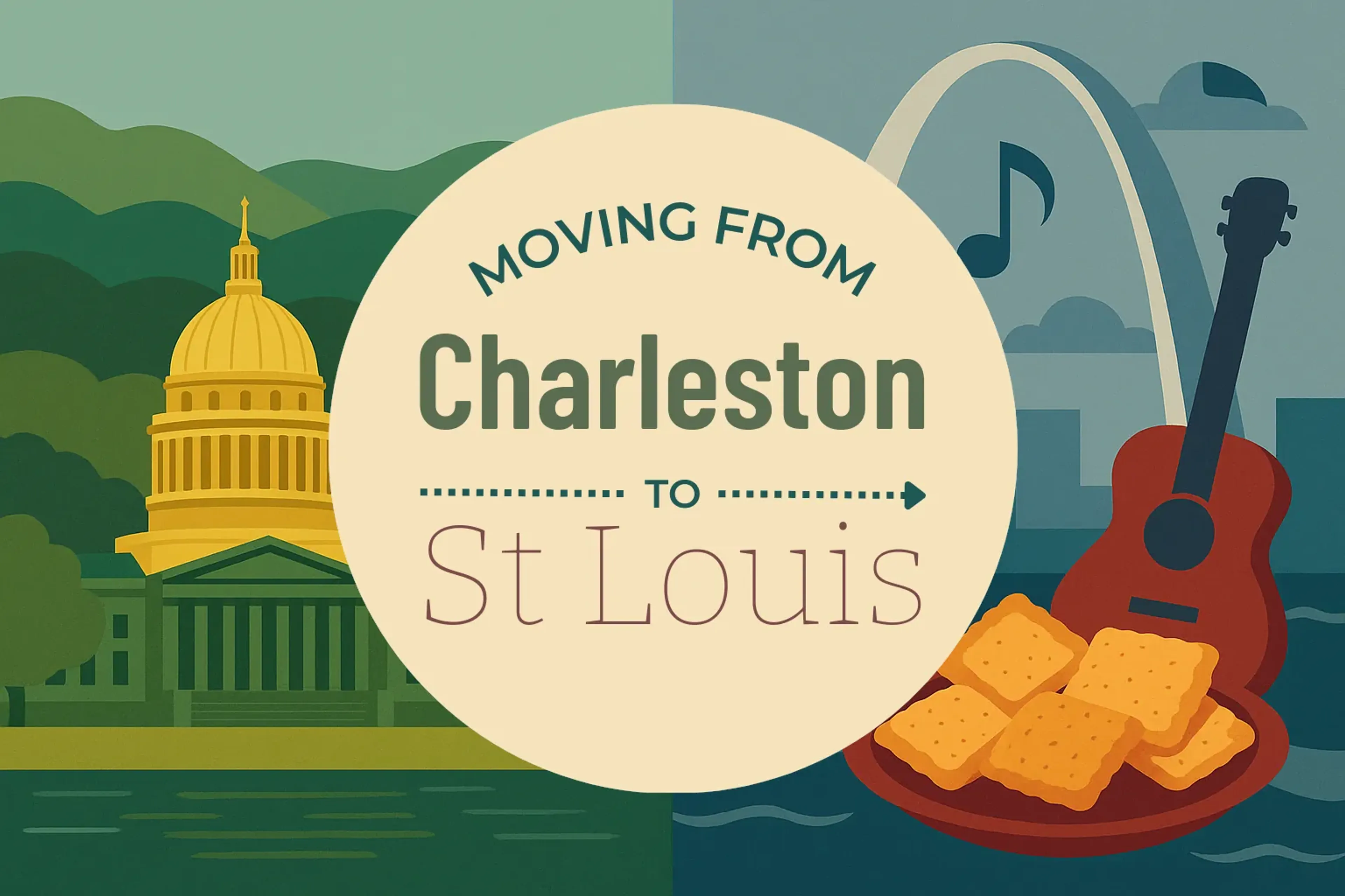 Side-by-side comparison of Charleston to St. Louis moving companies