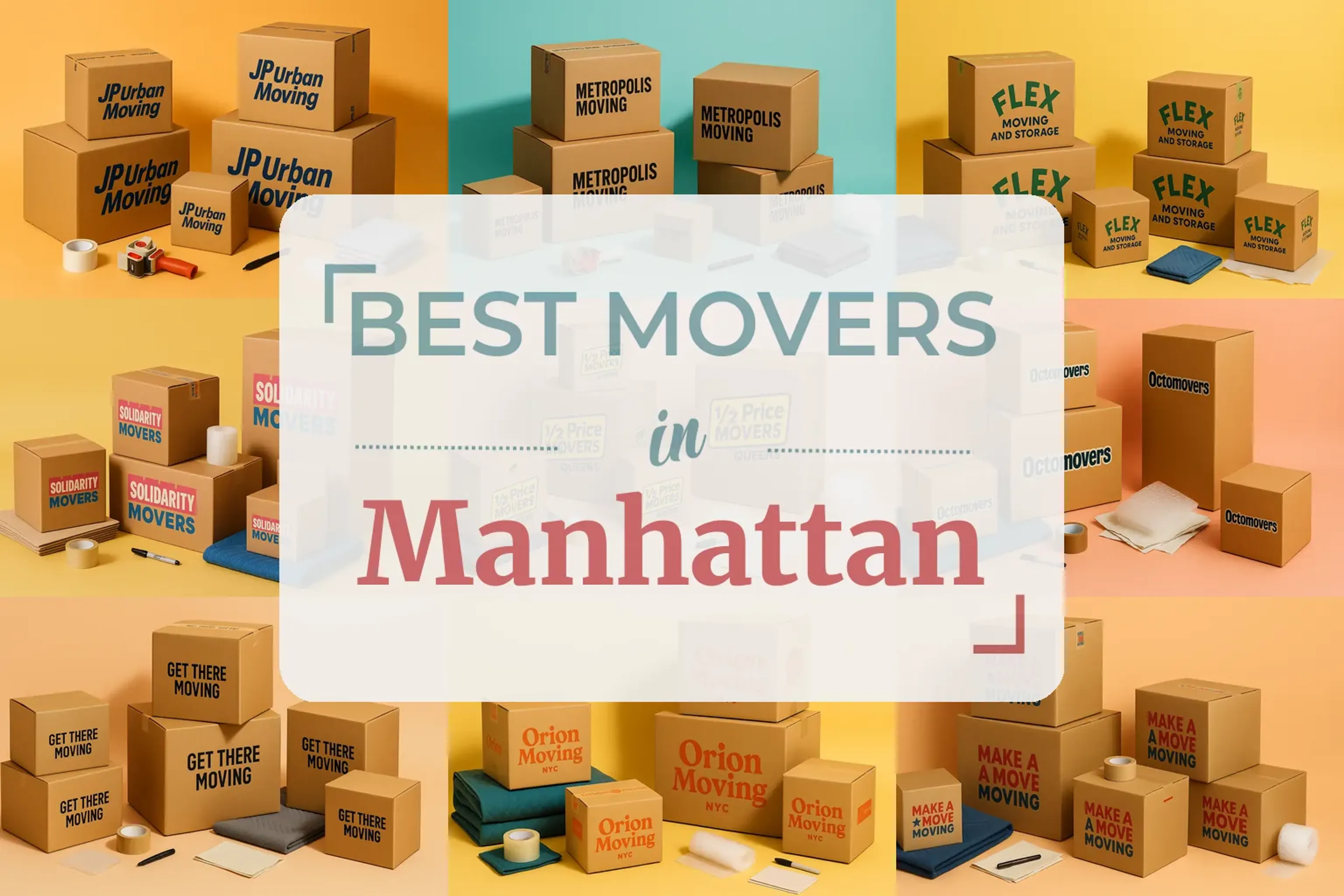 Side-by-side comparison of Manhattan moving companies