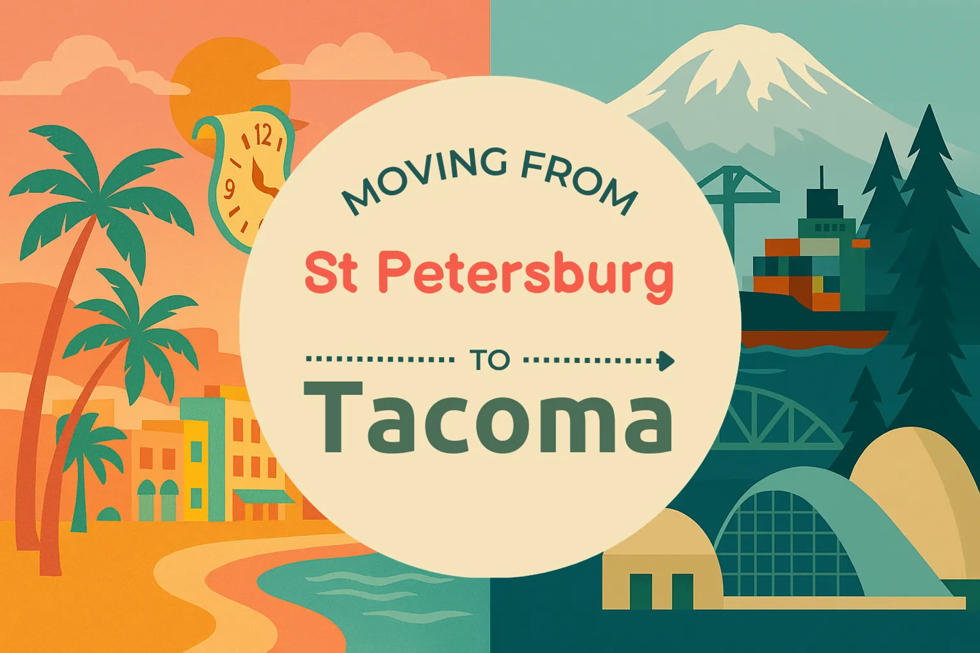 Side-by-side comparison of St. Petersburg to Tacoma moving companies