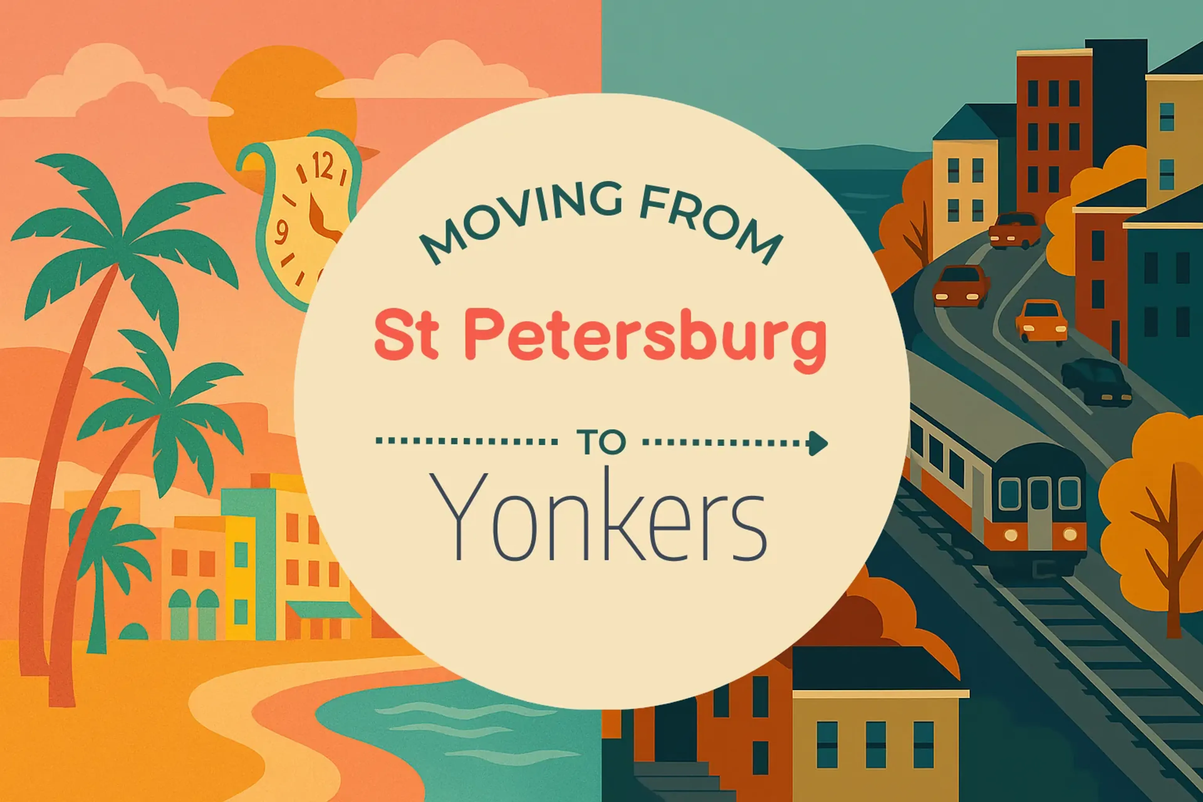 Side-by-side comparison of St. Petersburg to Yonkers moving companies