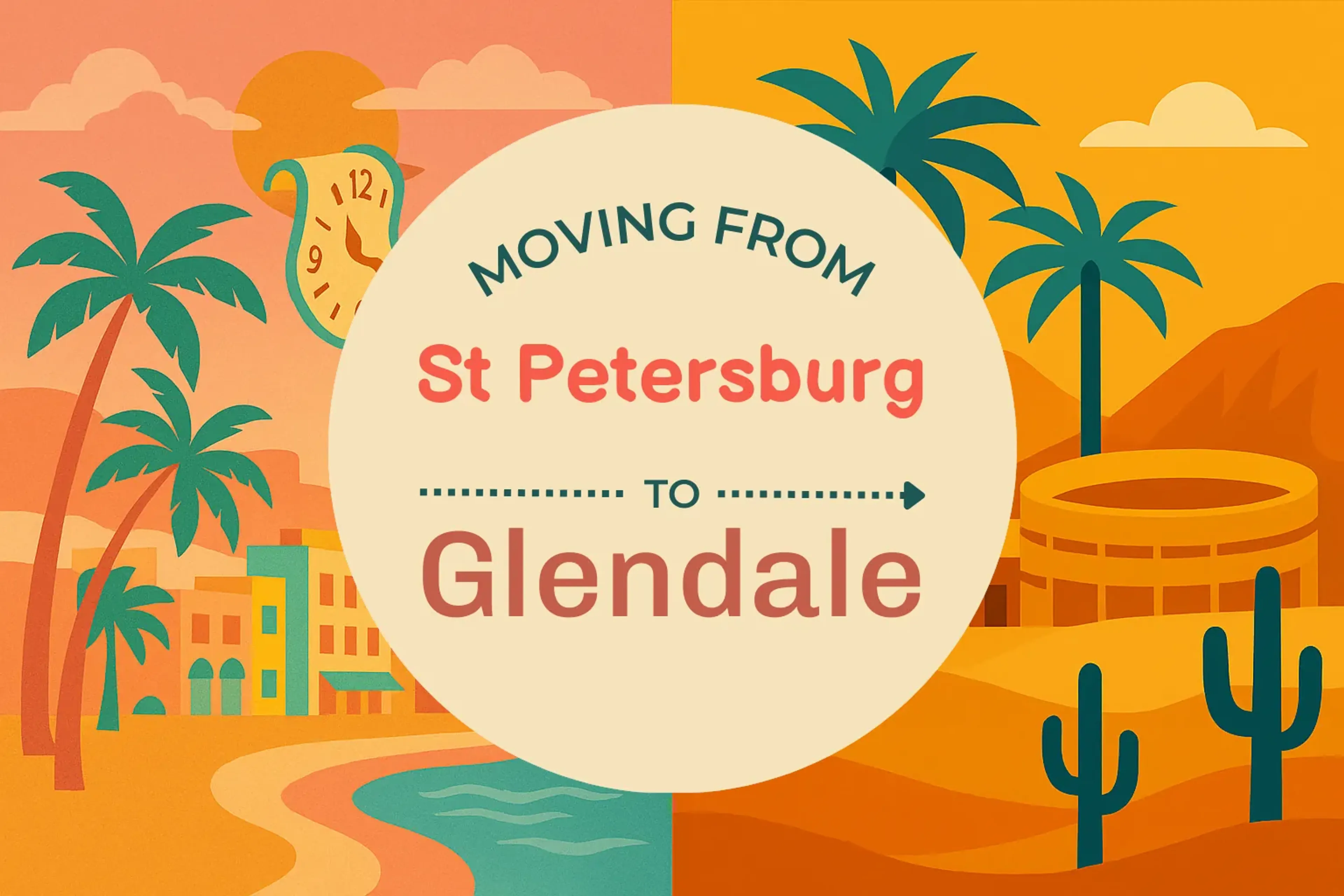 Side-by-side comparison of St. Petersburg to Glendale moving companies