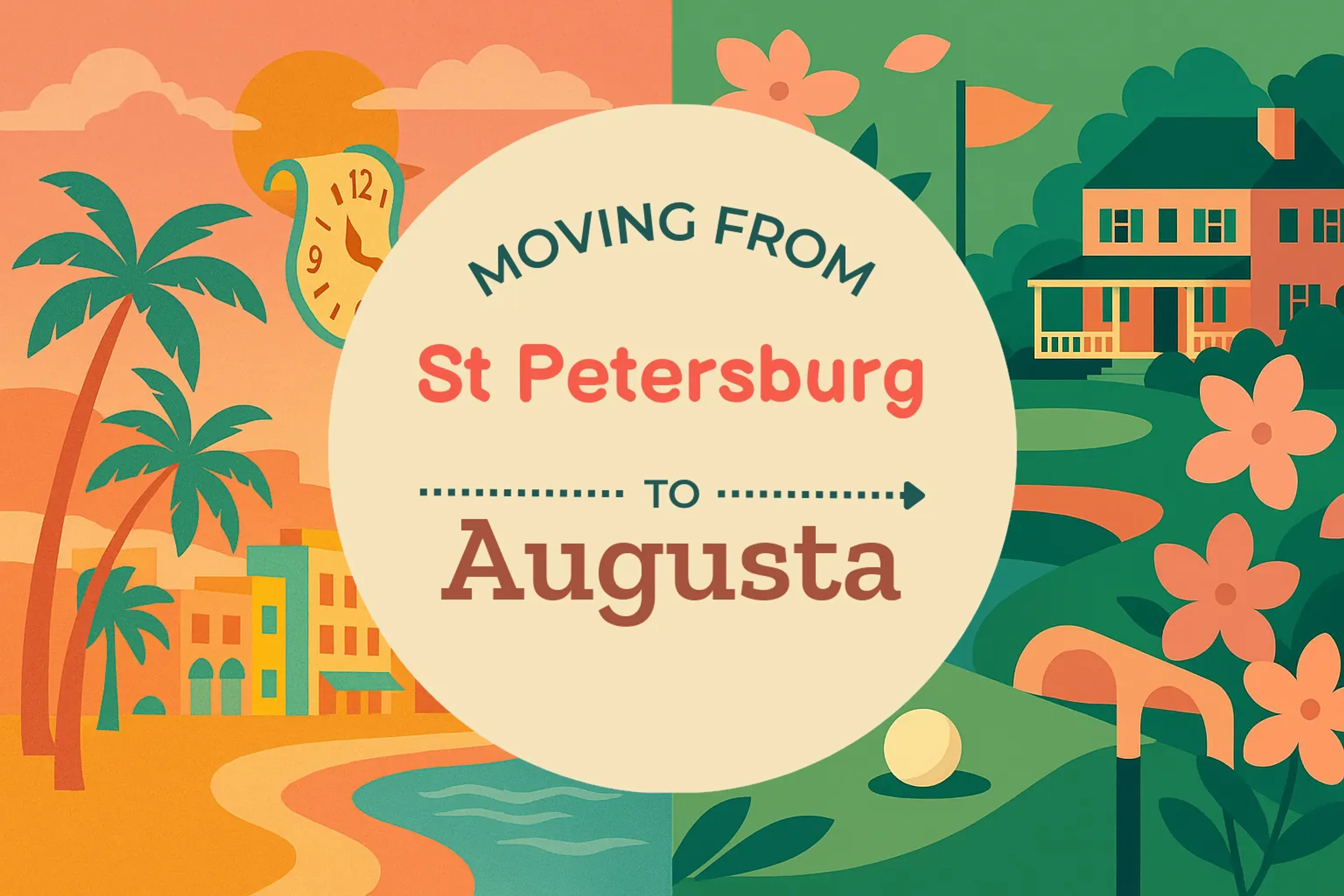 Side-by-side comparison of St. Petersburg to Augusta moving companies