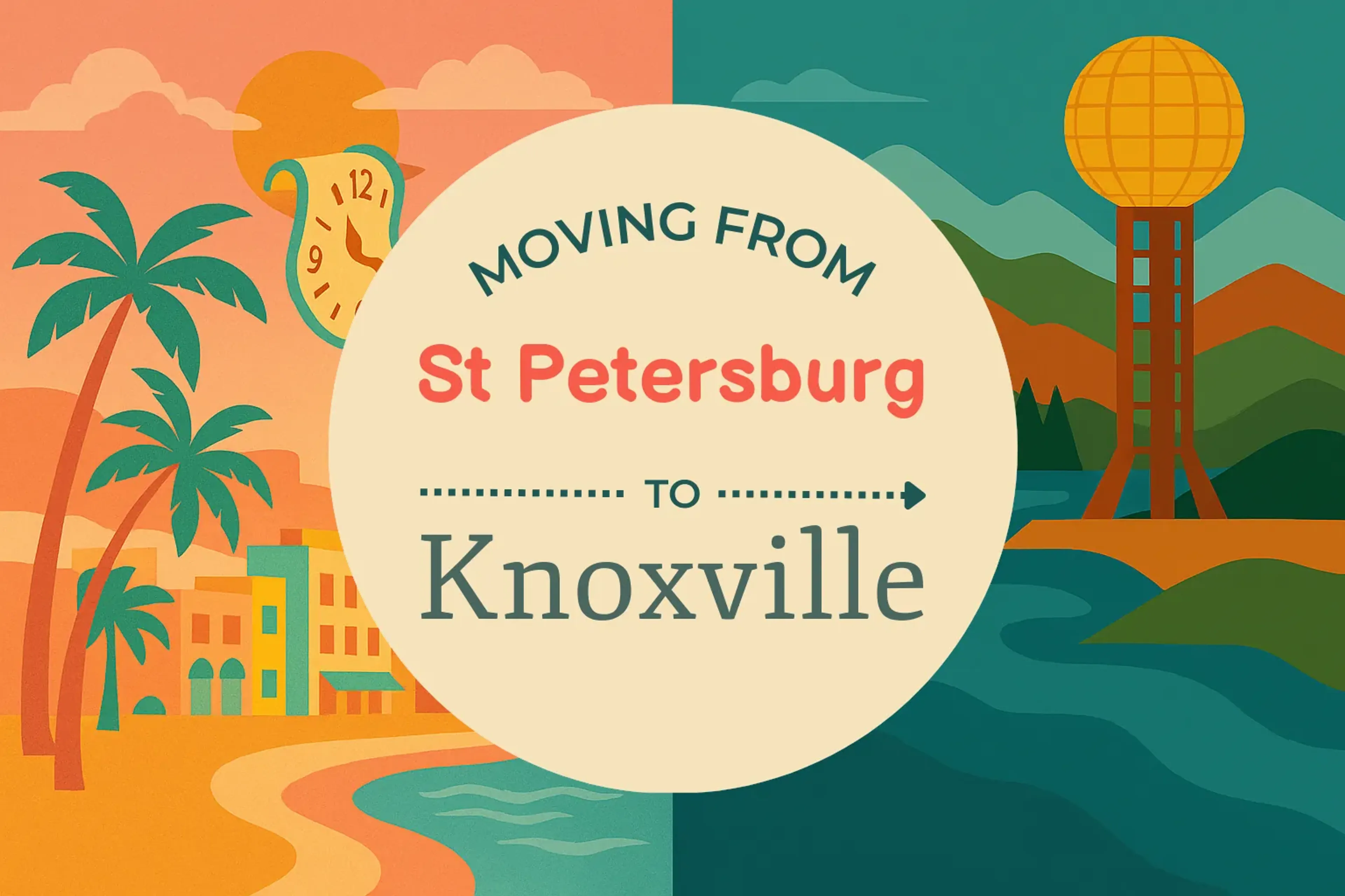 Side-by-side comparison of St. Petersburg to Knoxville moving companies