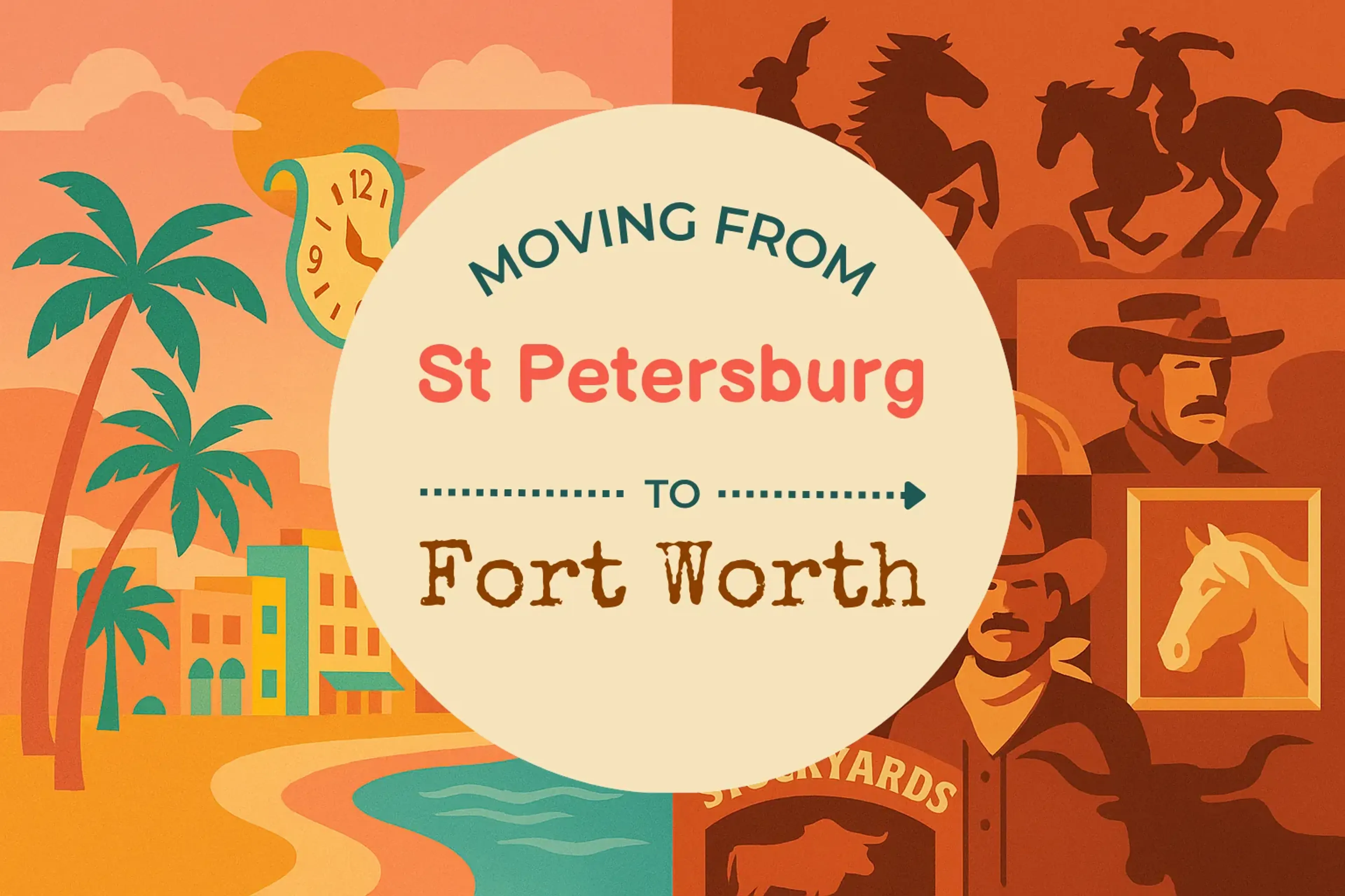 Side-by-side comparison of St. Petersburg to Fort Worth moving companies