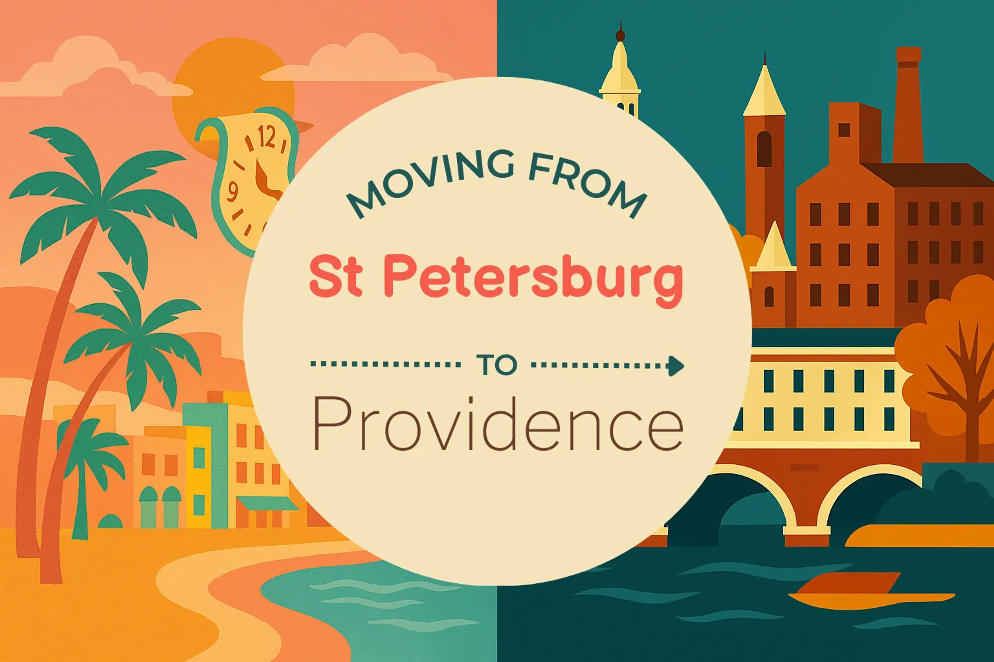 Side-by-side comparison of St. Petersburg to Providence moving companies