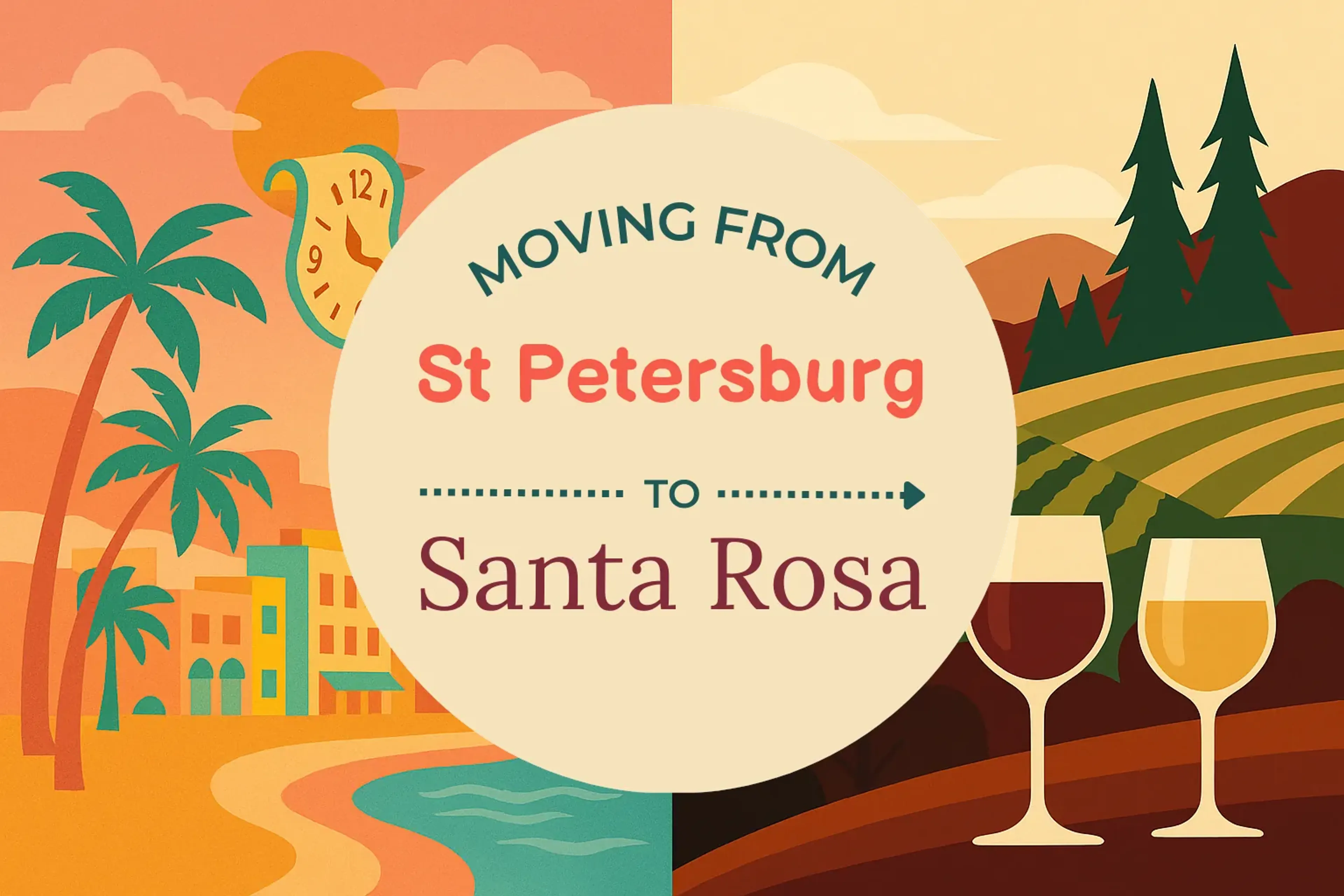 Side-by-side comparison of St. Petersburg to Santa Rosa moving companies