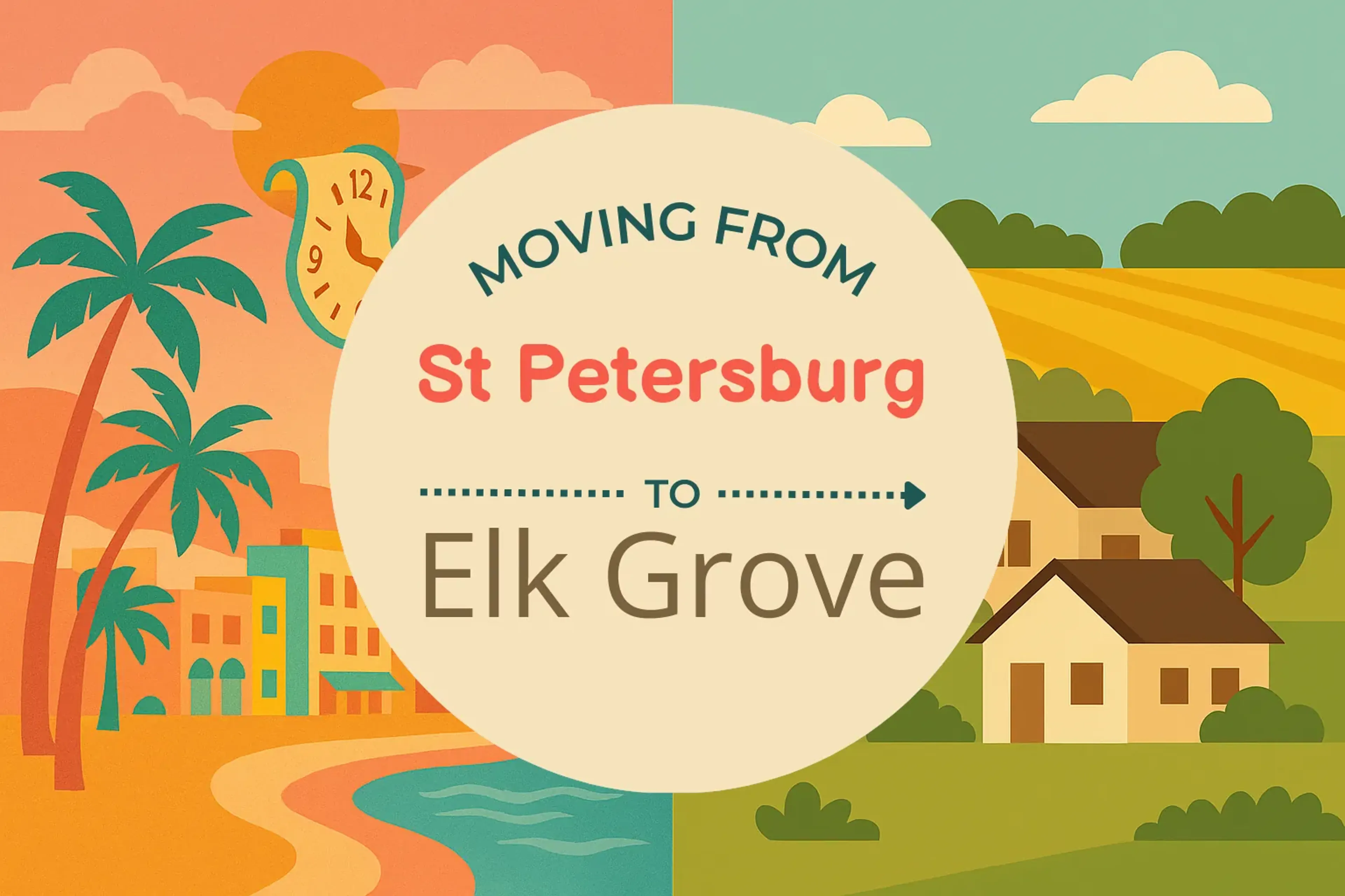 Side-by-side comparison of St. Petersburg to Elk Grove moving companies