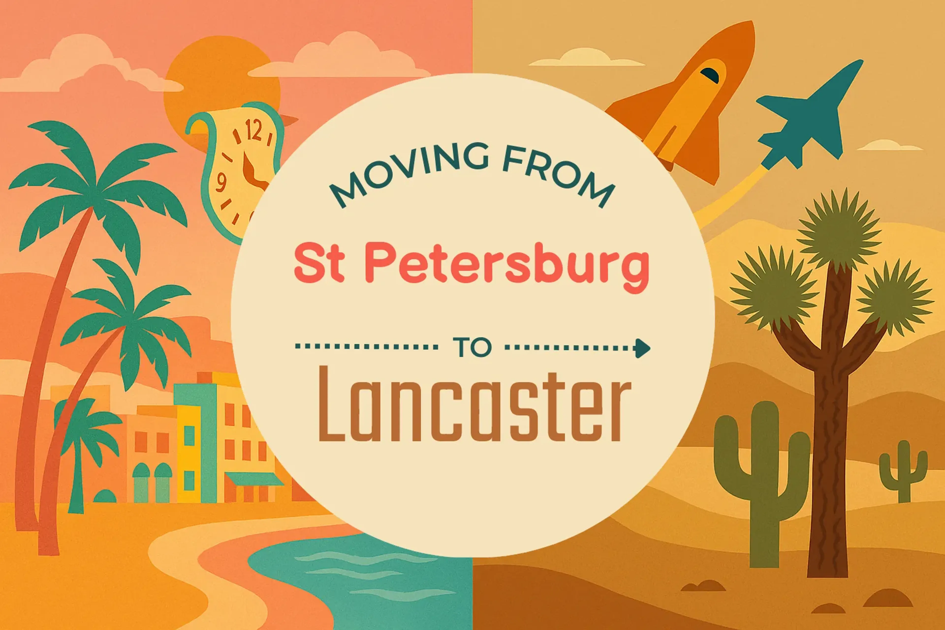 Side-by-side comparison of St. Petersburg to Lancaster moving companies