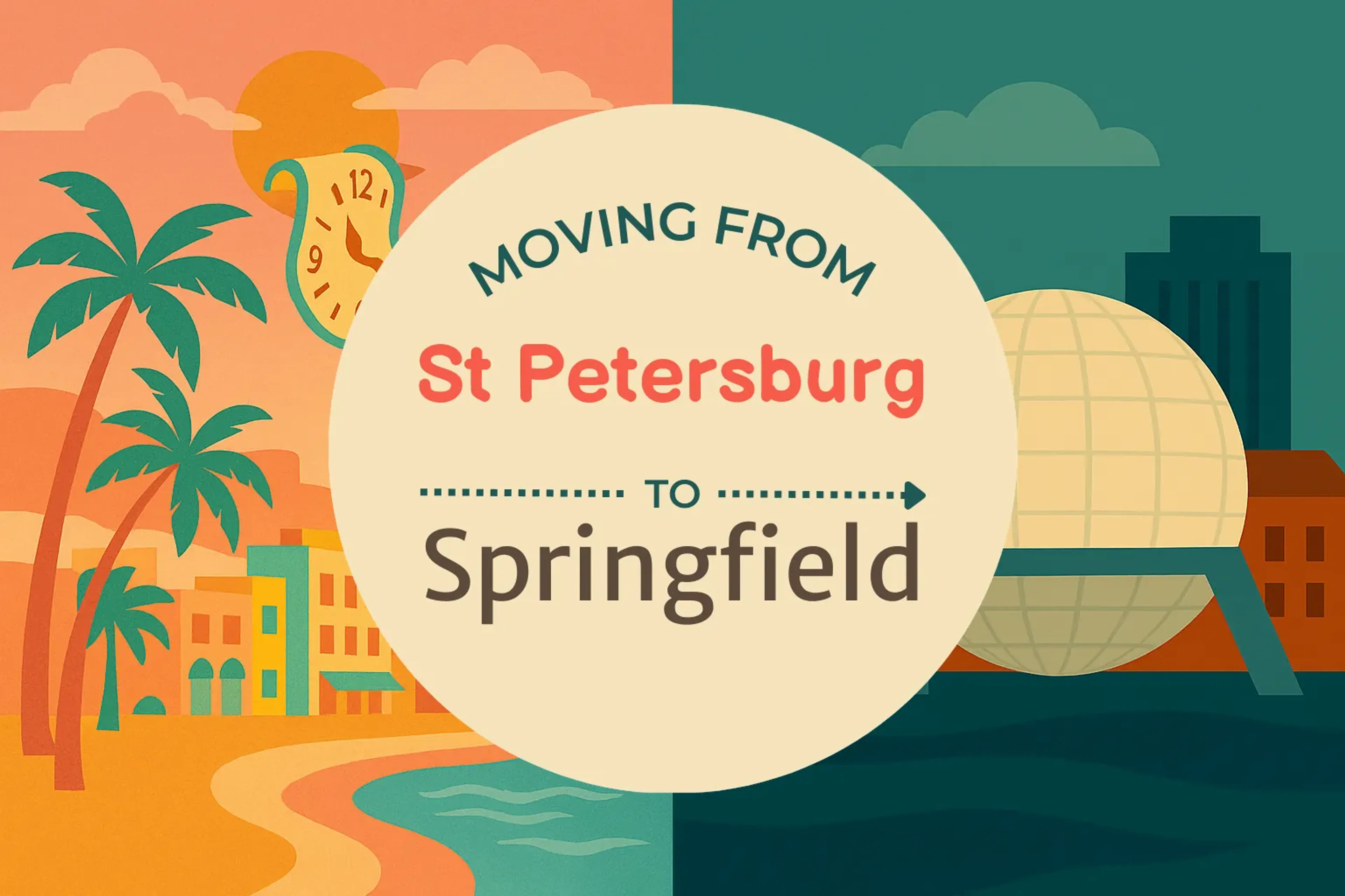 Side-by-side comparison of St. Petersburg to Springfield moving companies