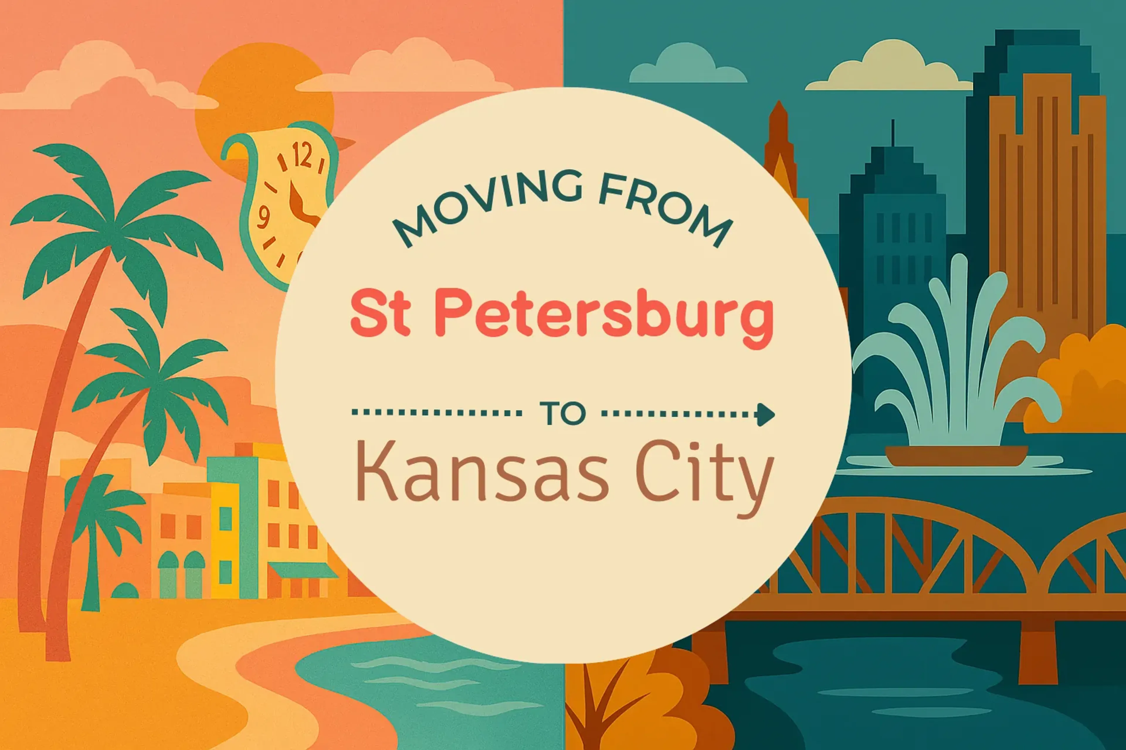 Side-by-side comparison of St. Petersburg to Kansas City moving companies